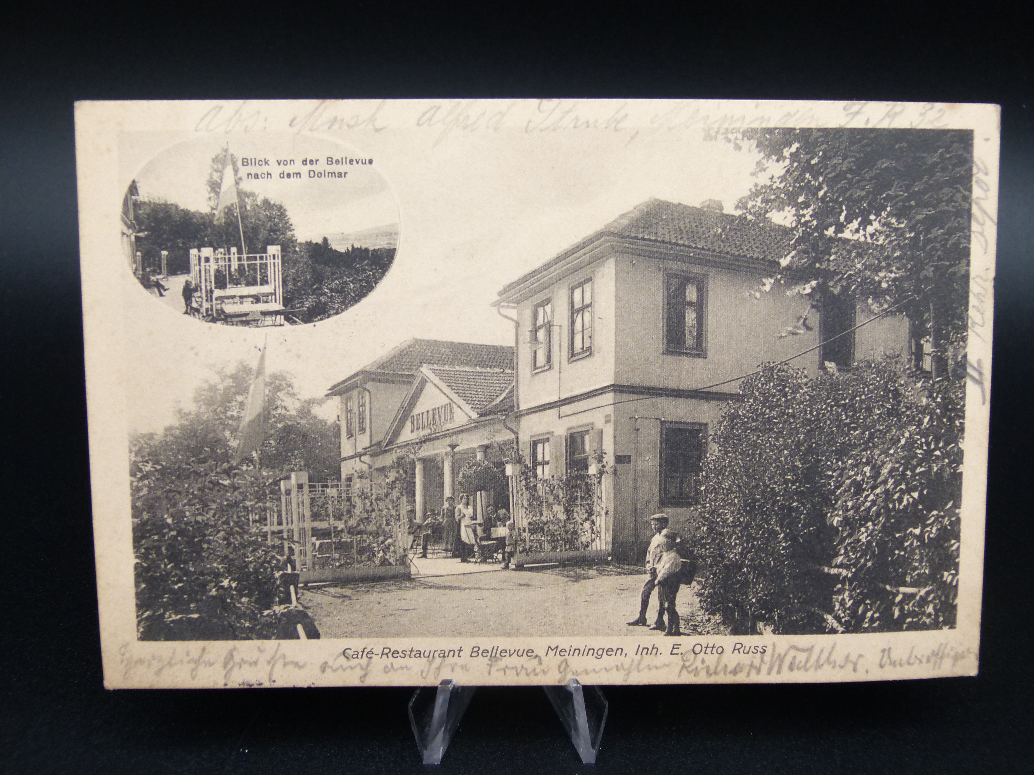 AK Cafe Restaurant Bellevue Meiningen Otto Rust