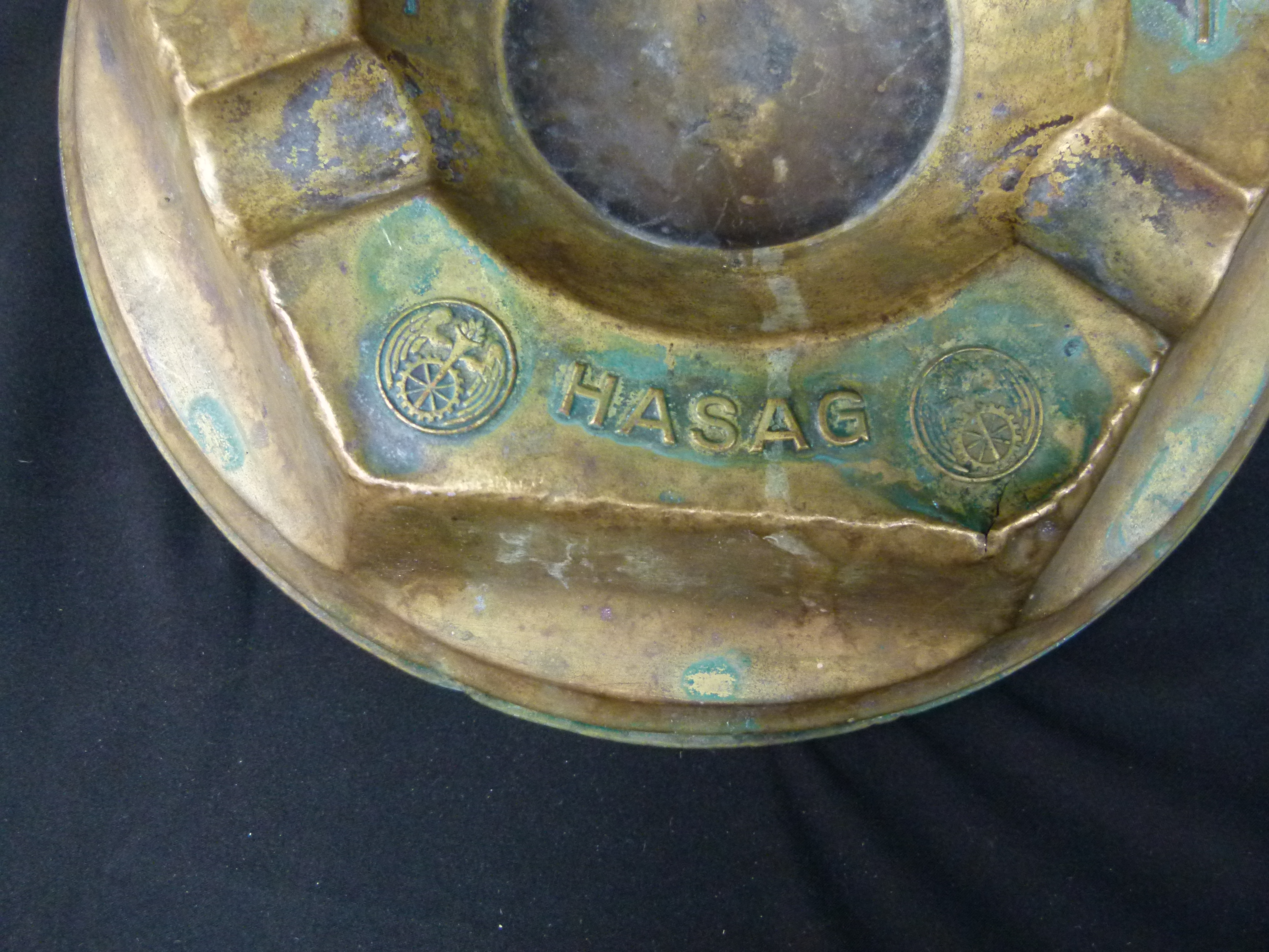 Hasag Leipzig Aschenbecher 30er 40er Jahre Unikat