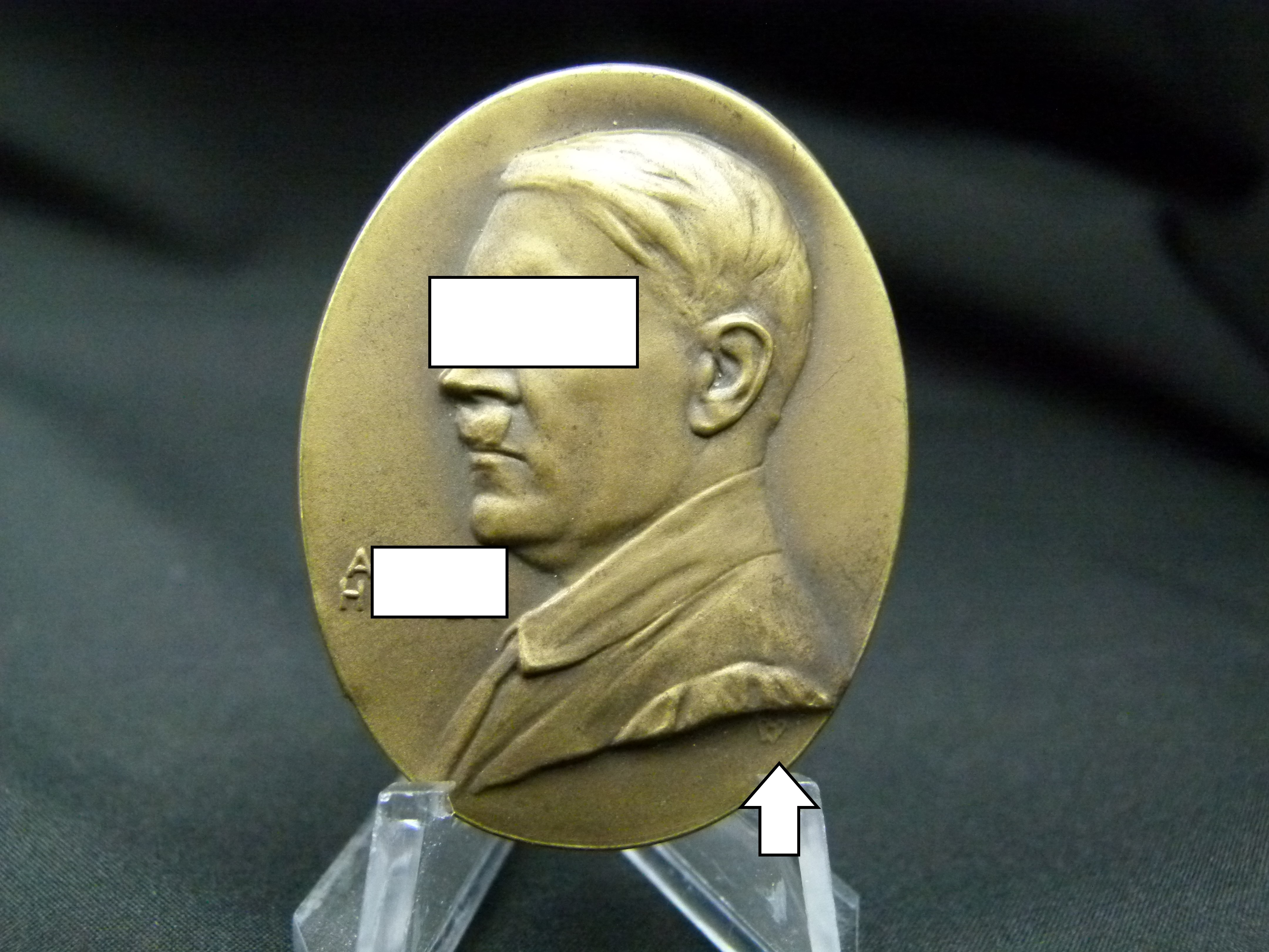 Sympathieabzeichen Kampfzeit Adolf Hitler 