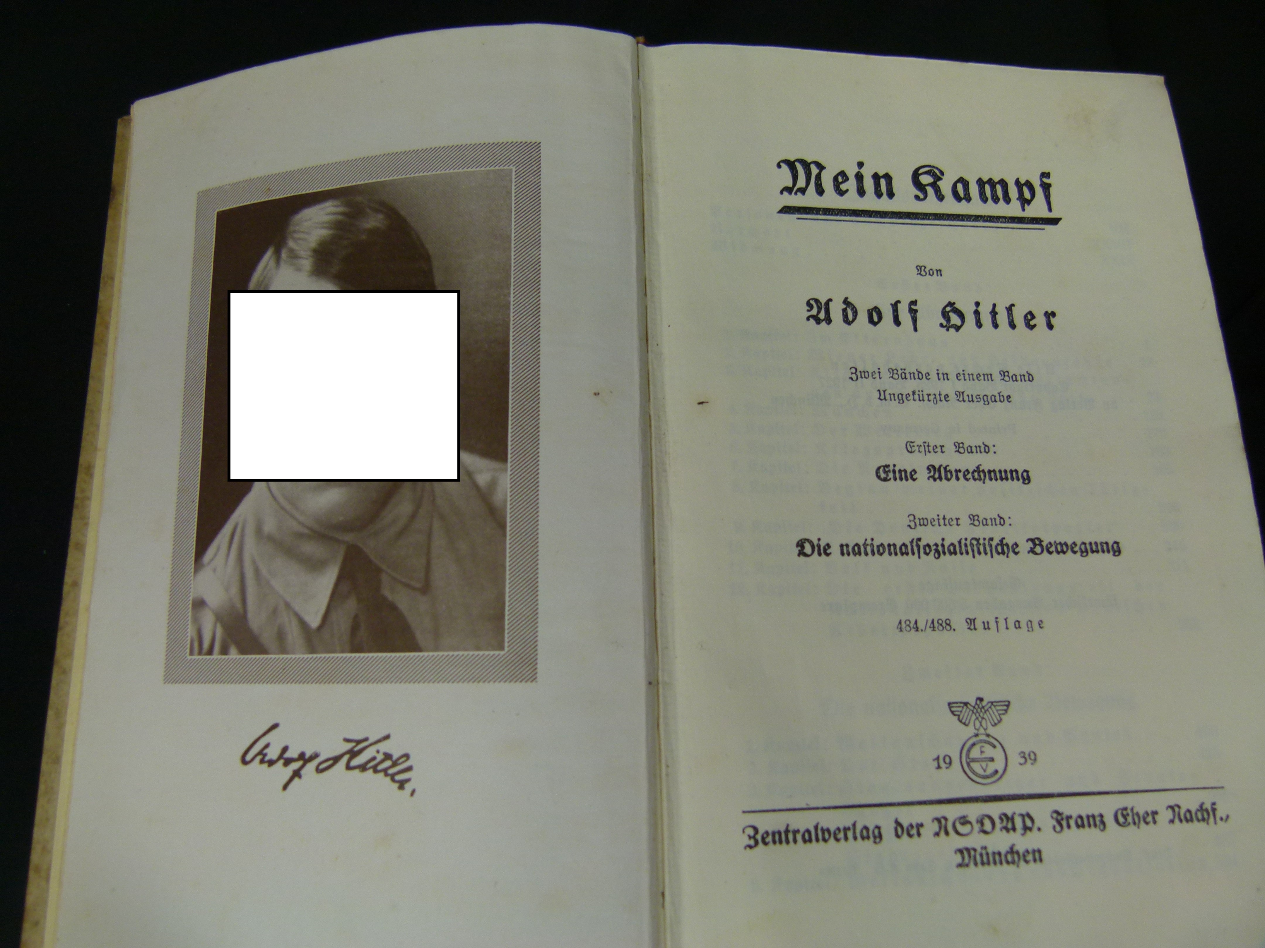 Mein Kampf Adolf Hitler Kriegsausgabe