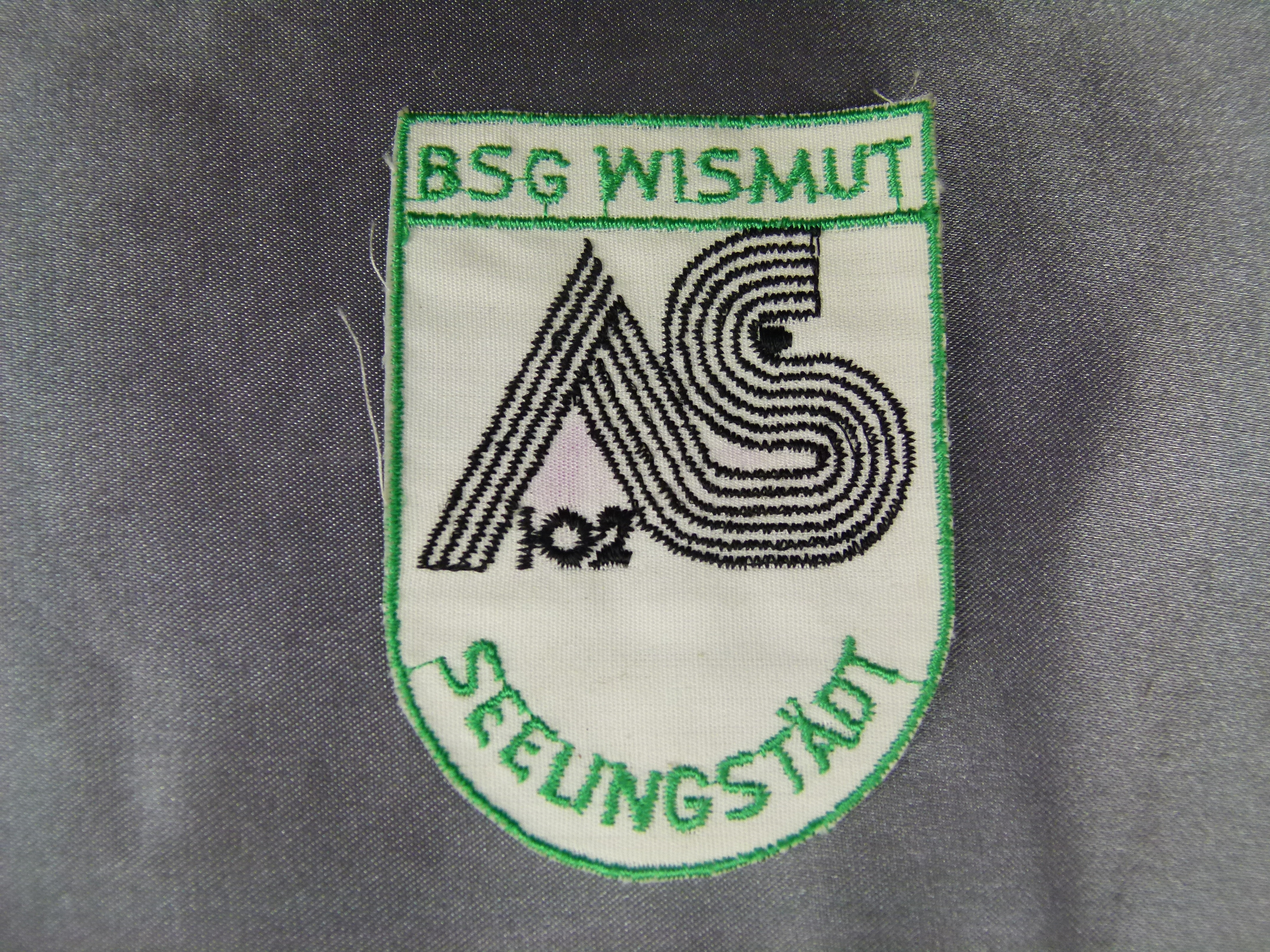 Fußballtrikot Aufnäher BSG Wismut Seelingstädt