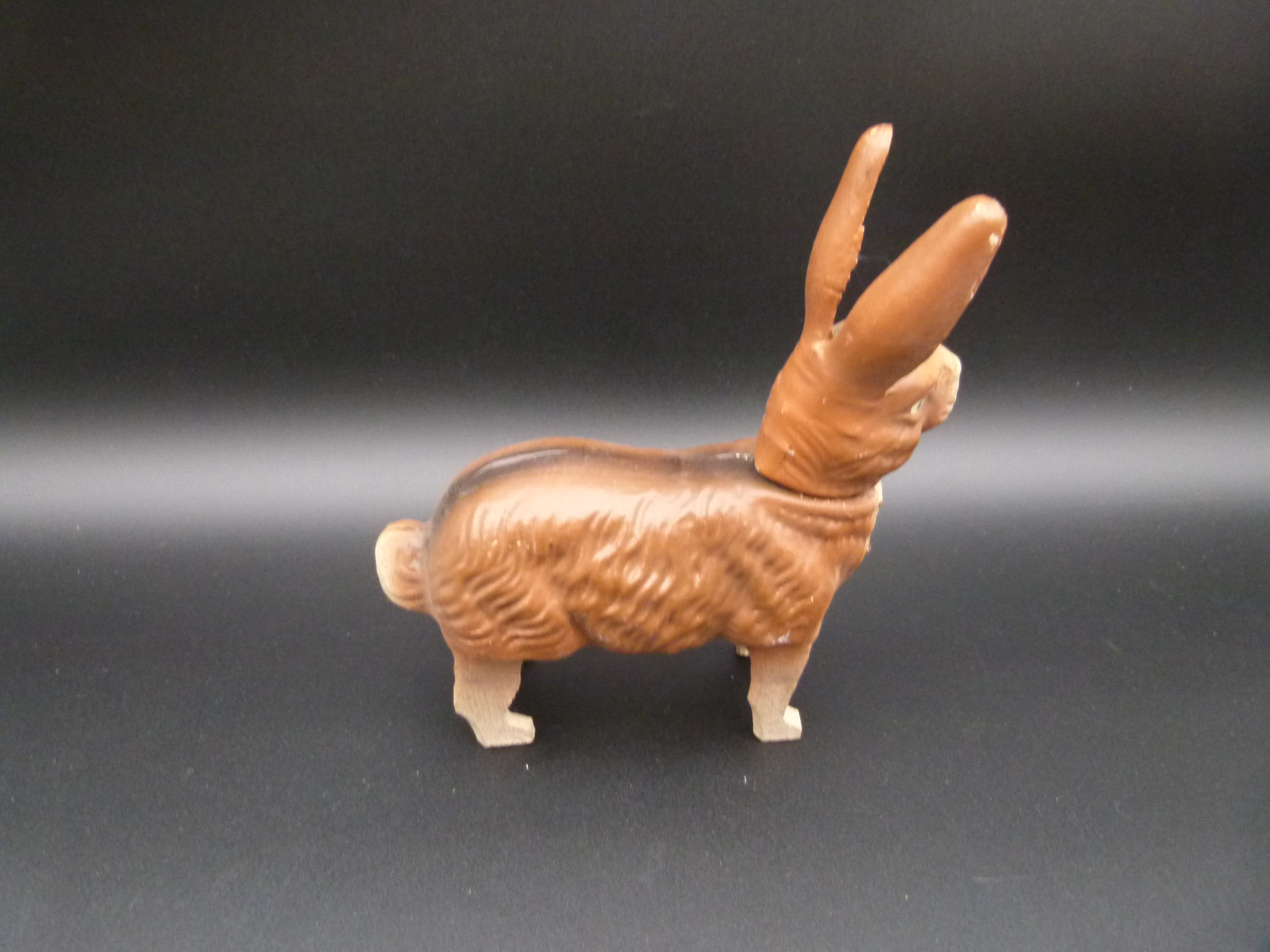 Antike Osterhasen Fuellbox aus Pappe Osterdeko