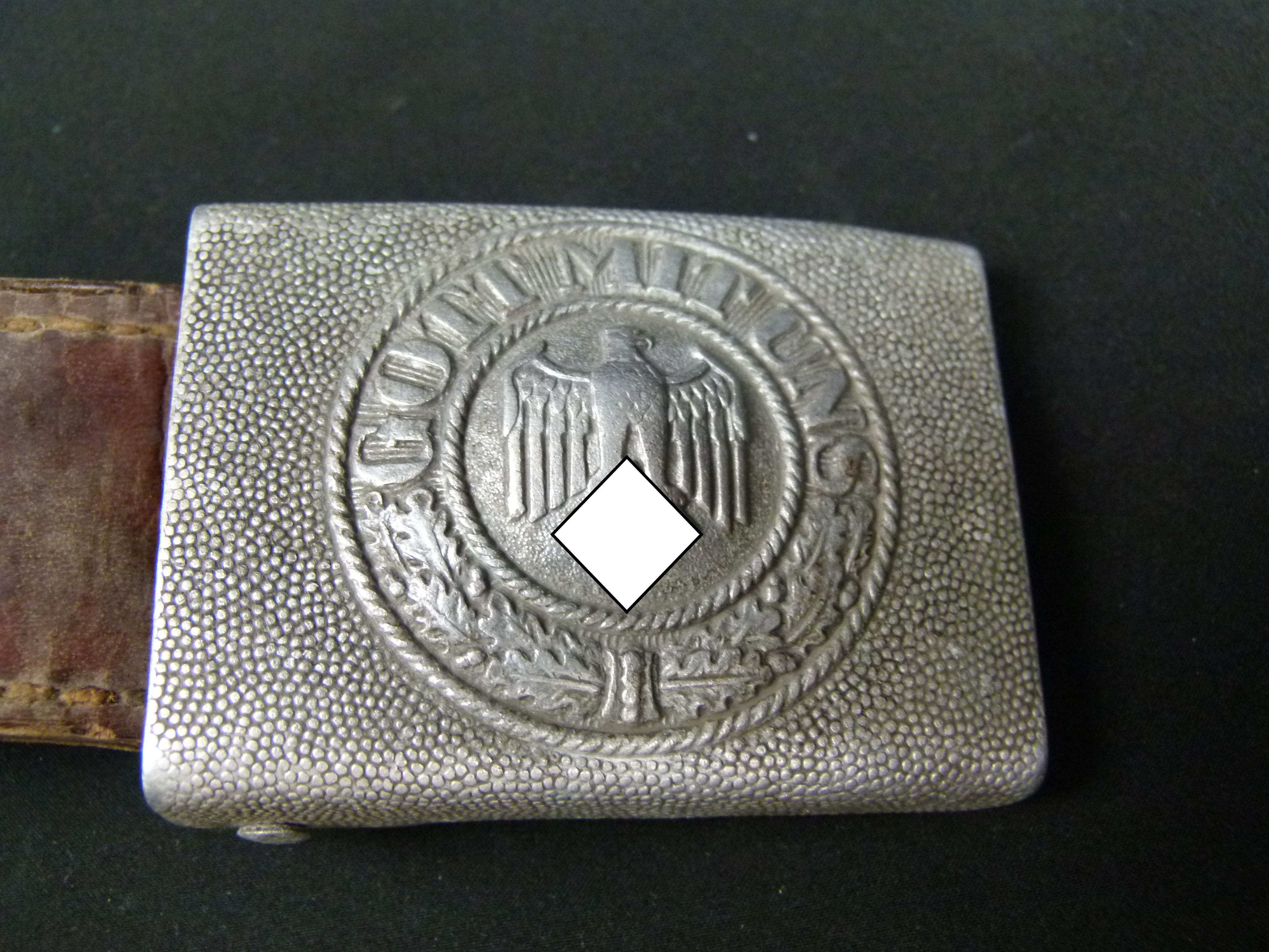  Koppelschloss Heer mit Lederwiderhalt Kremp 1938