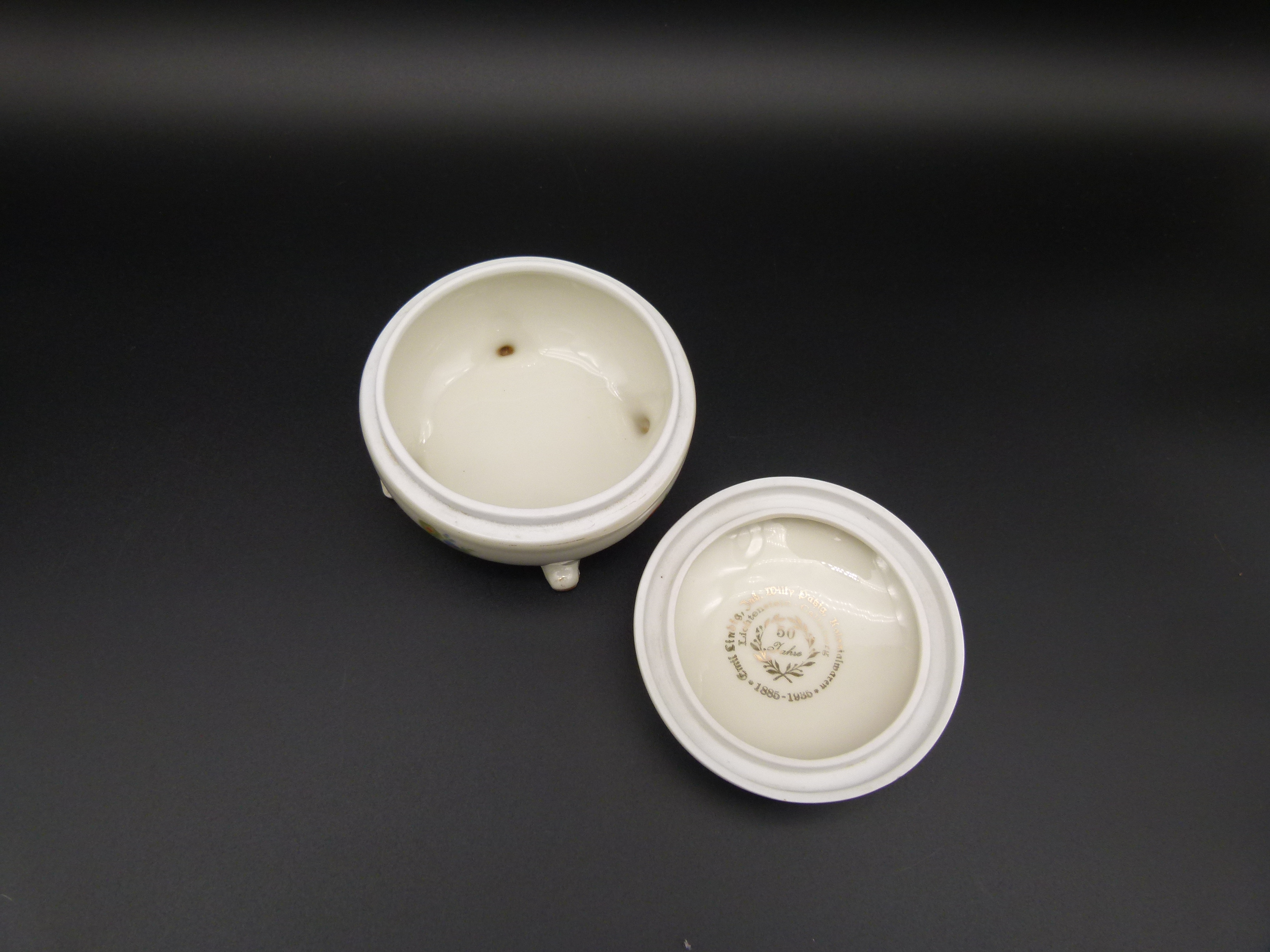 Deckeldose Kolonialwaren Lichtenstein Callenberg