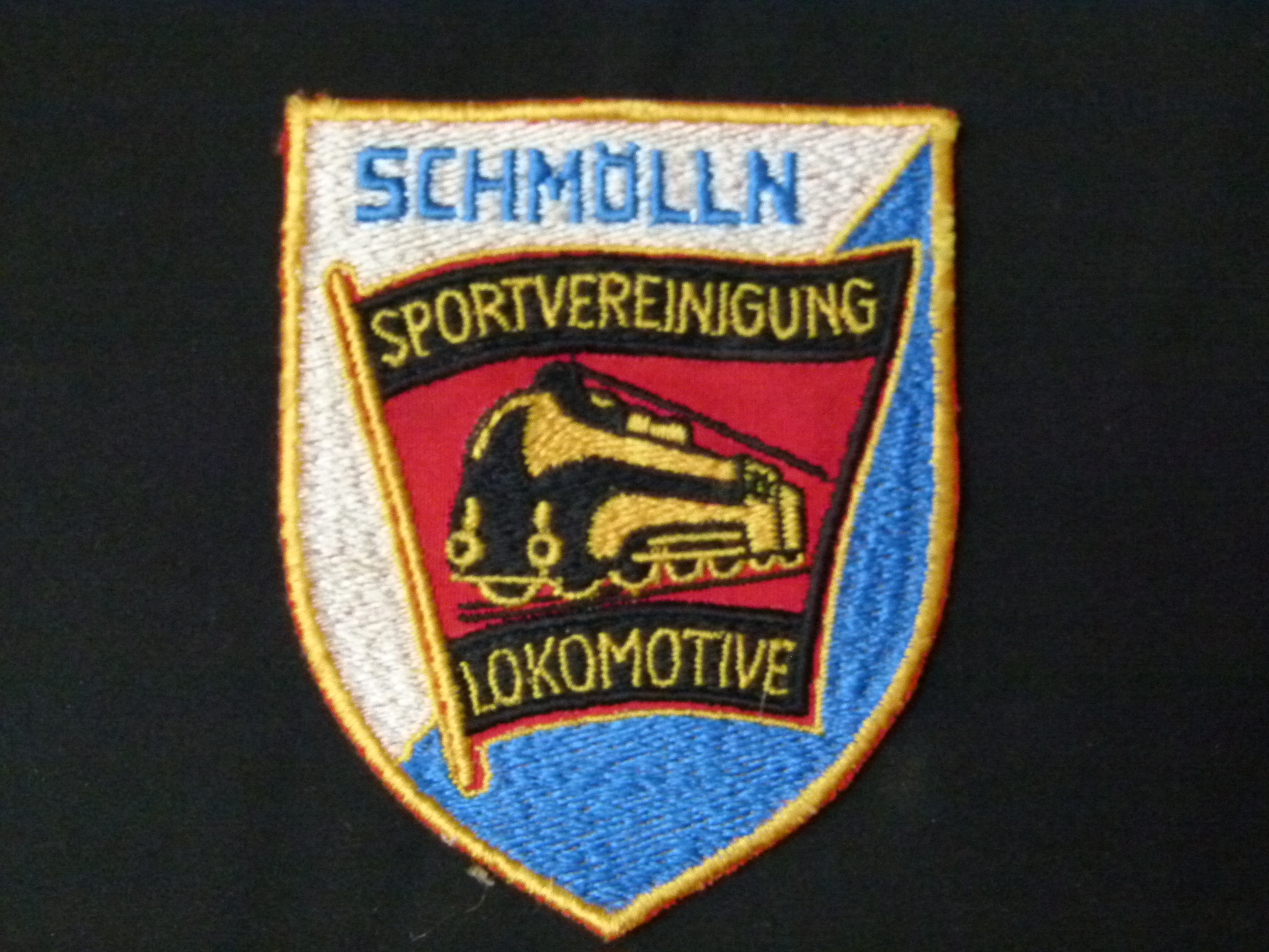 DDR Trikot Aufnäher SV Lokomotive Schmölln