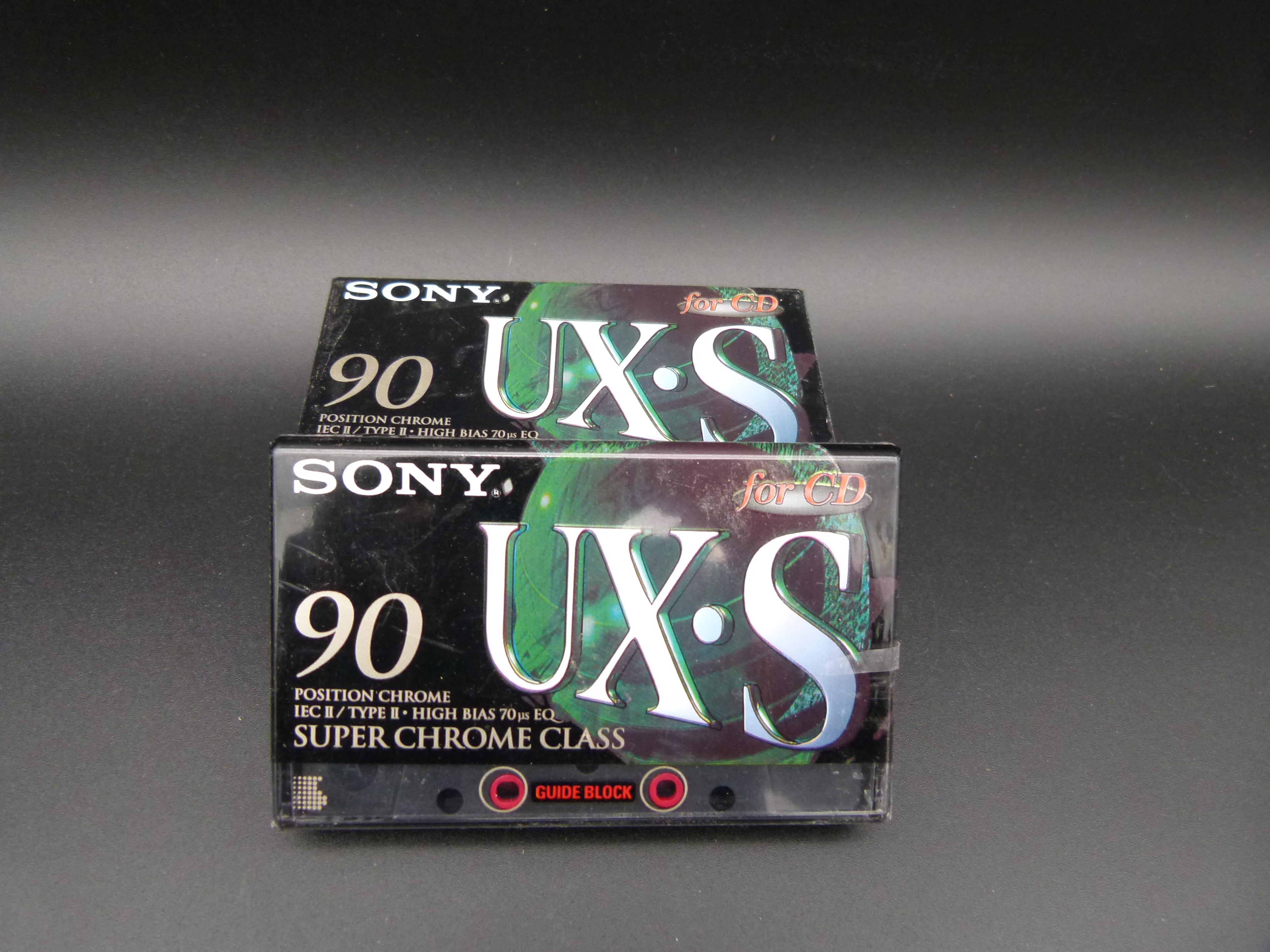 3 Kassetten Sony UX S 90 Super Chrom OVP fuer CD