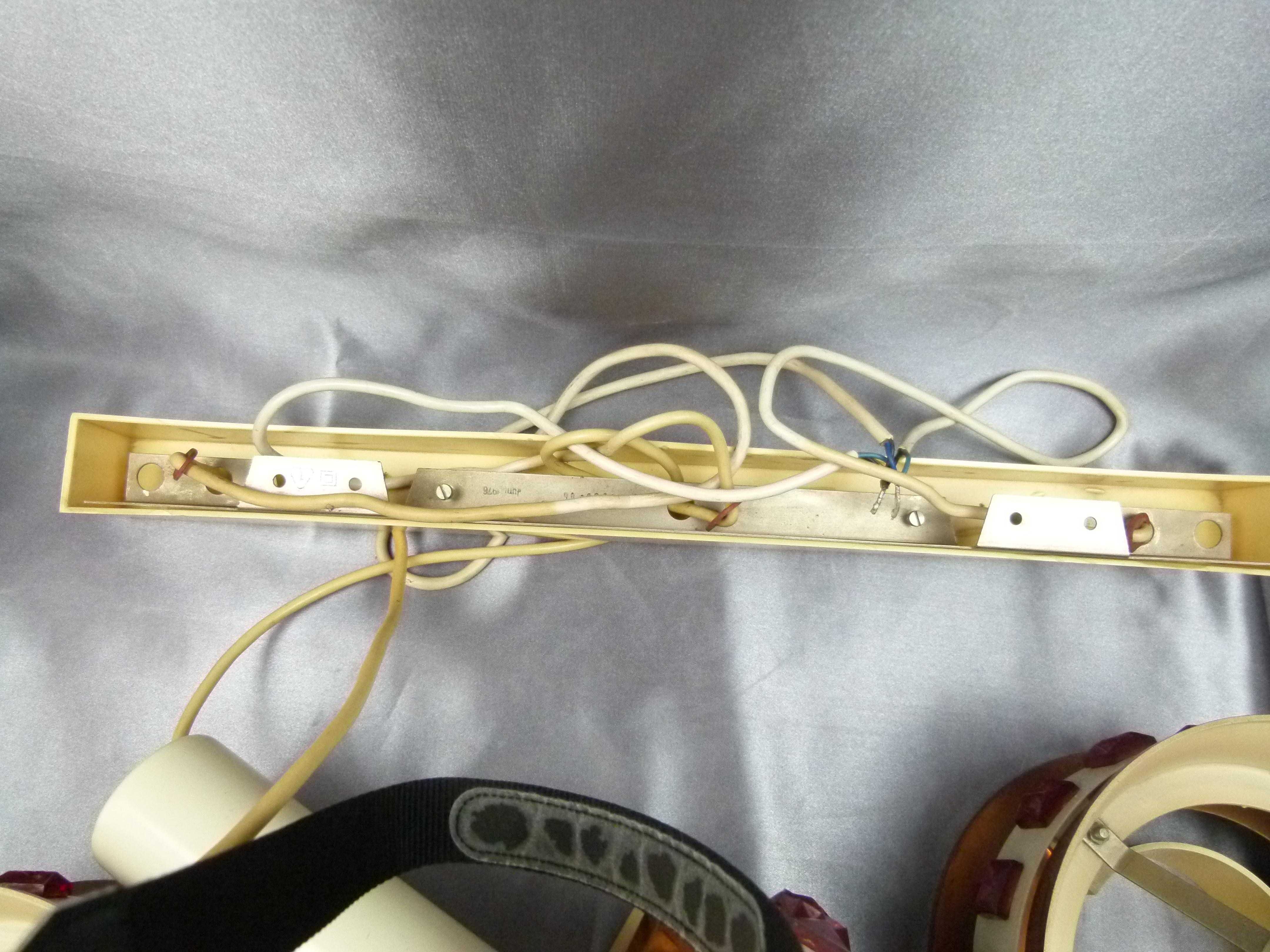 DDR 3er Hängelampe Space Age 60er Jahre Designerlampe 