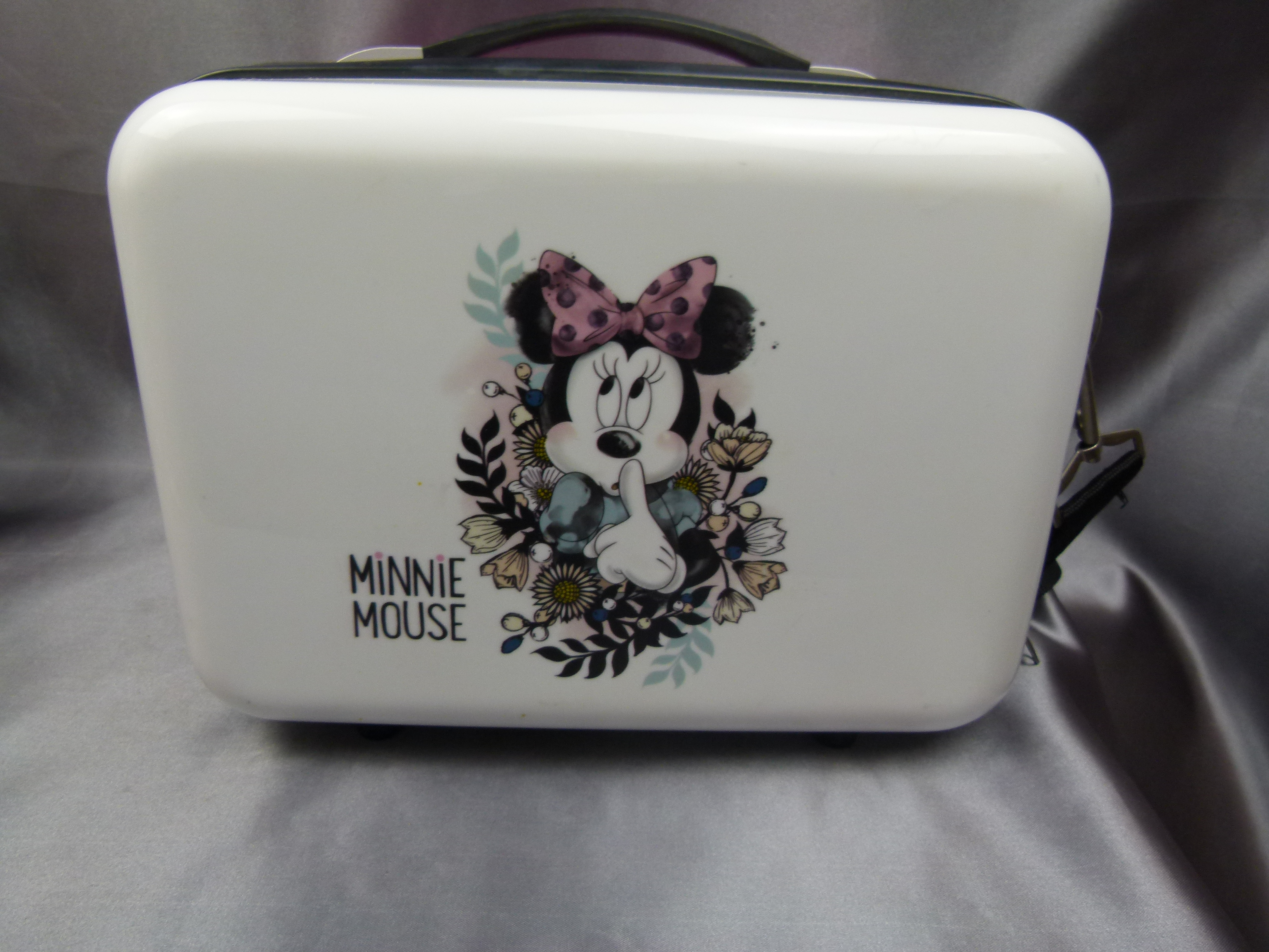 Handkoffer Schminkkoffer Minnie Mouse rosa weiß