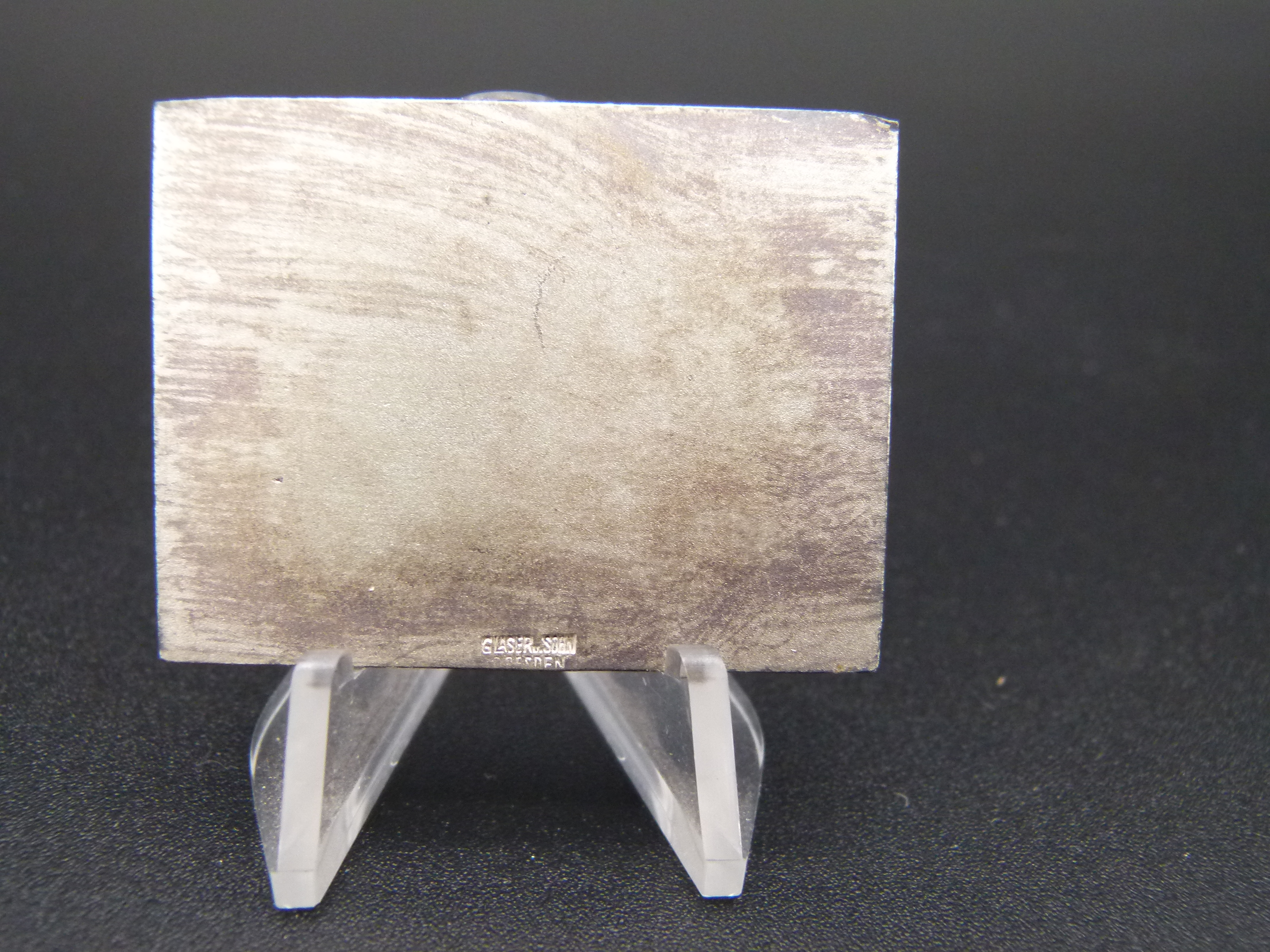 Plakette Hundeausstellung 1932 Dresden im Etui  