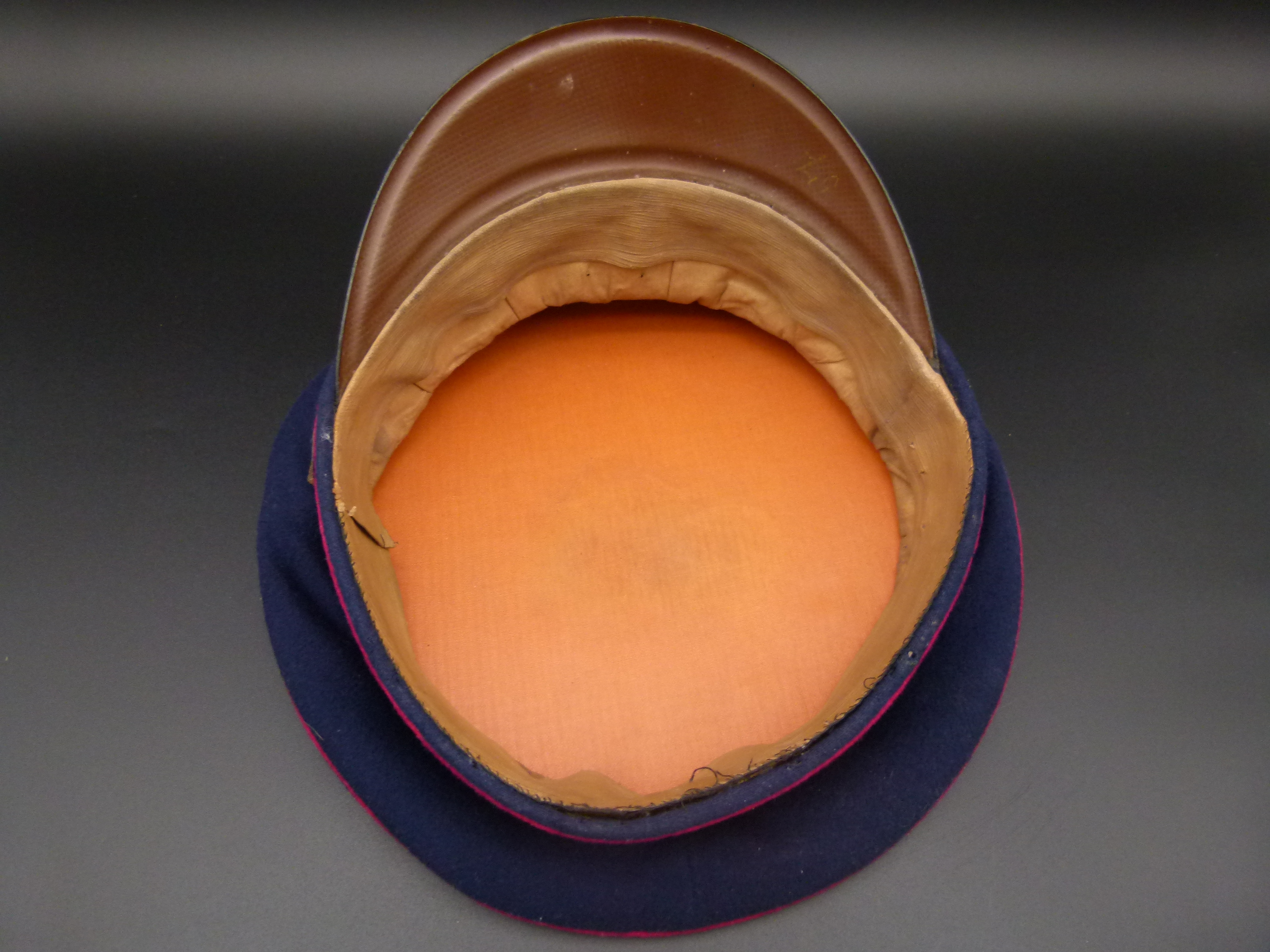 Feuerwehr Schirmmuetze Zwischenkriegszeit 