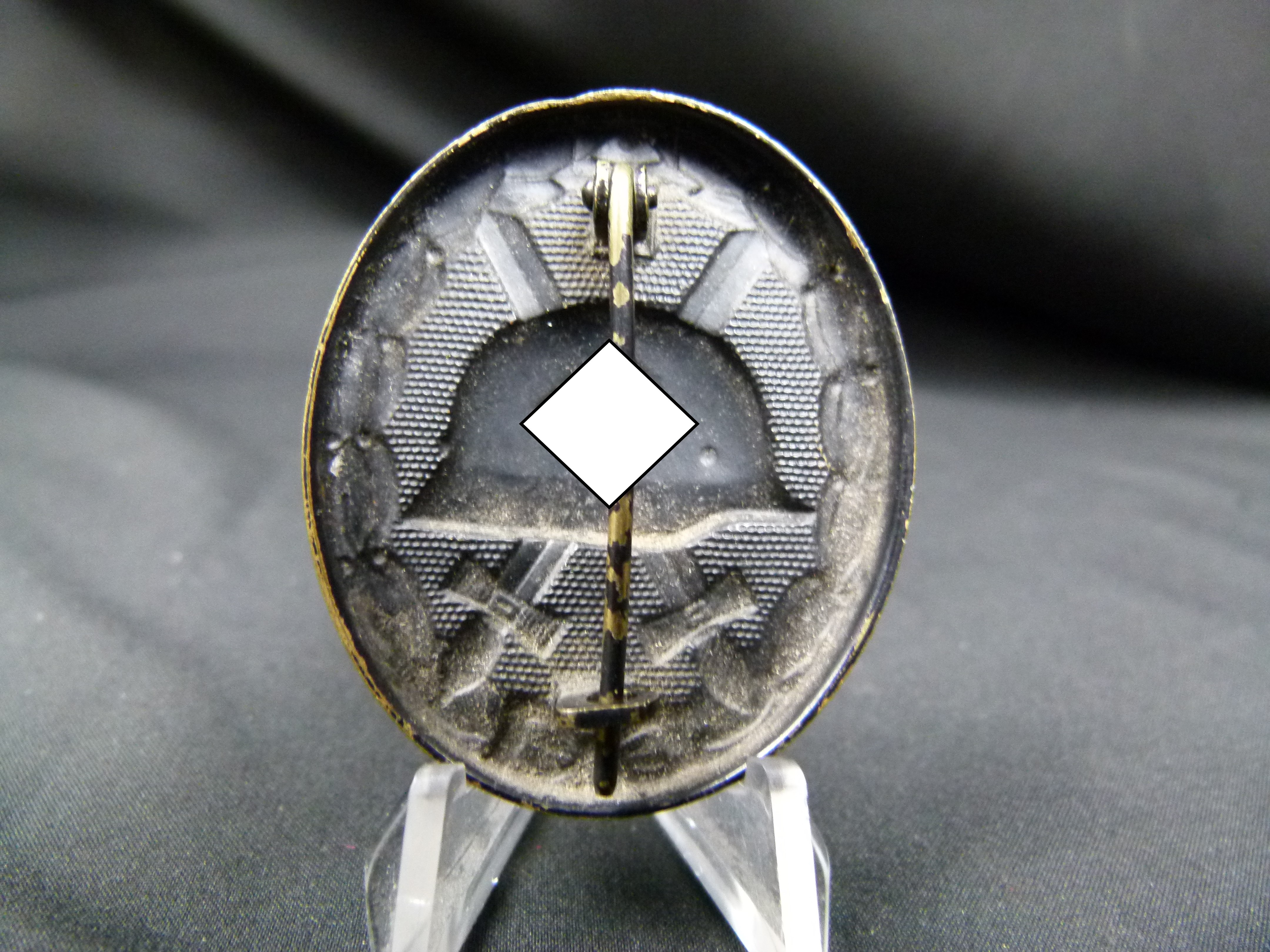 Verwundetenabzeichen in schwarz Buntmetall 