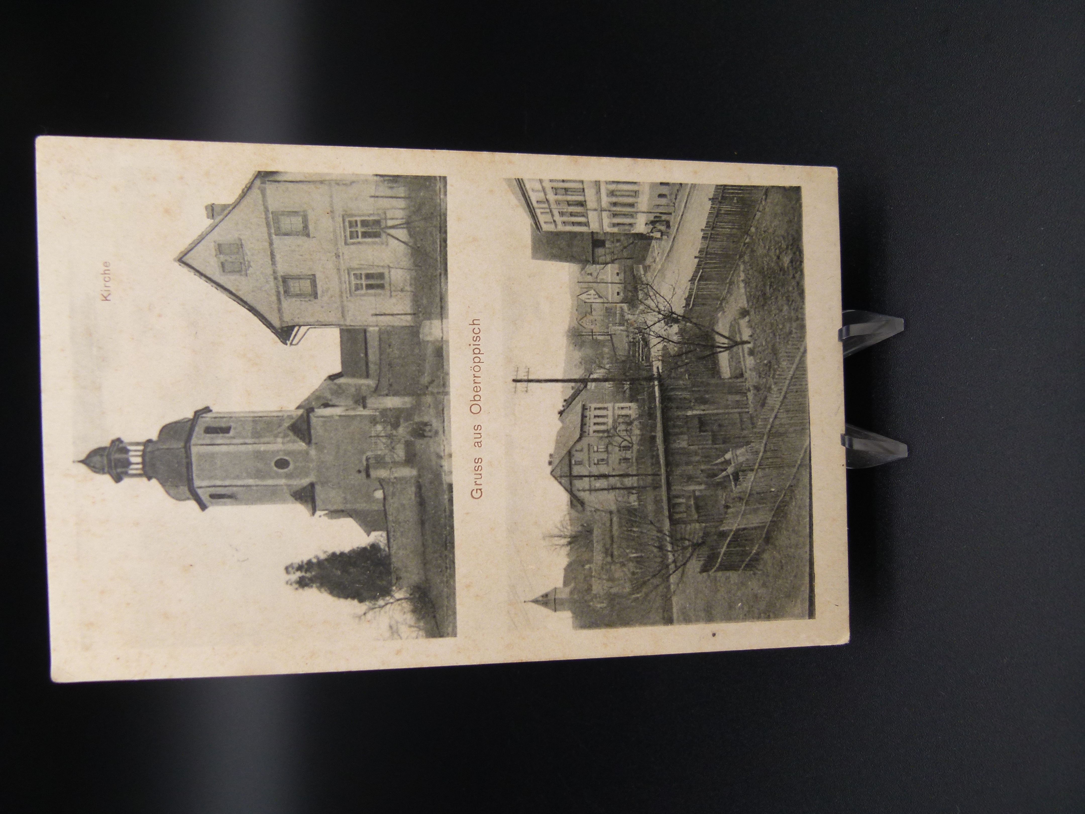 AK Gruss aus Oberroeppisch Ansichtskarte Kirche Dorf