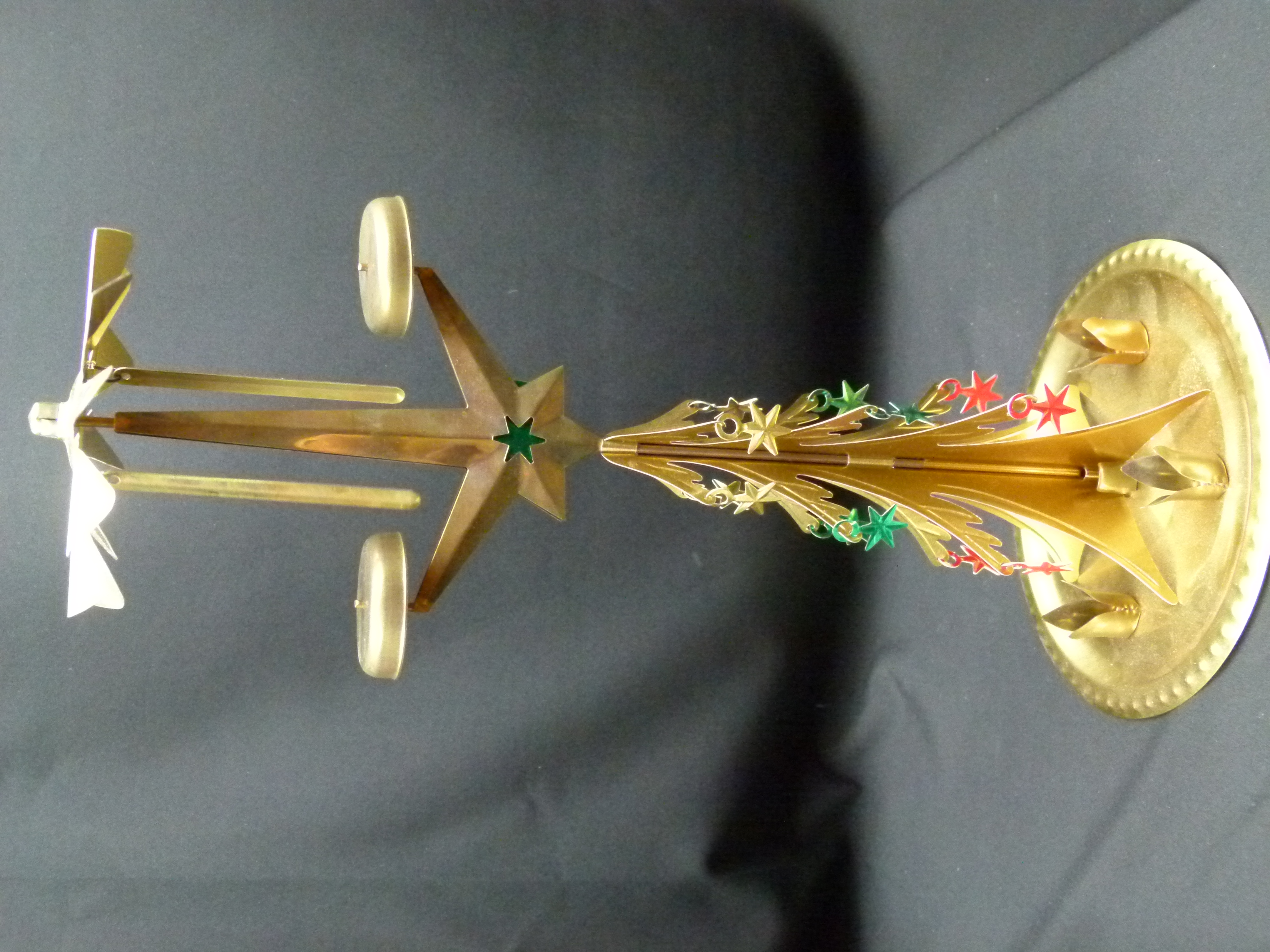 DDR Engelsgelaeut Blechpyramide in OVP unbenutzt