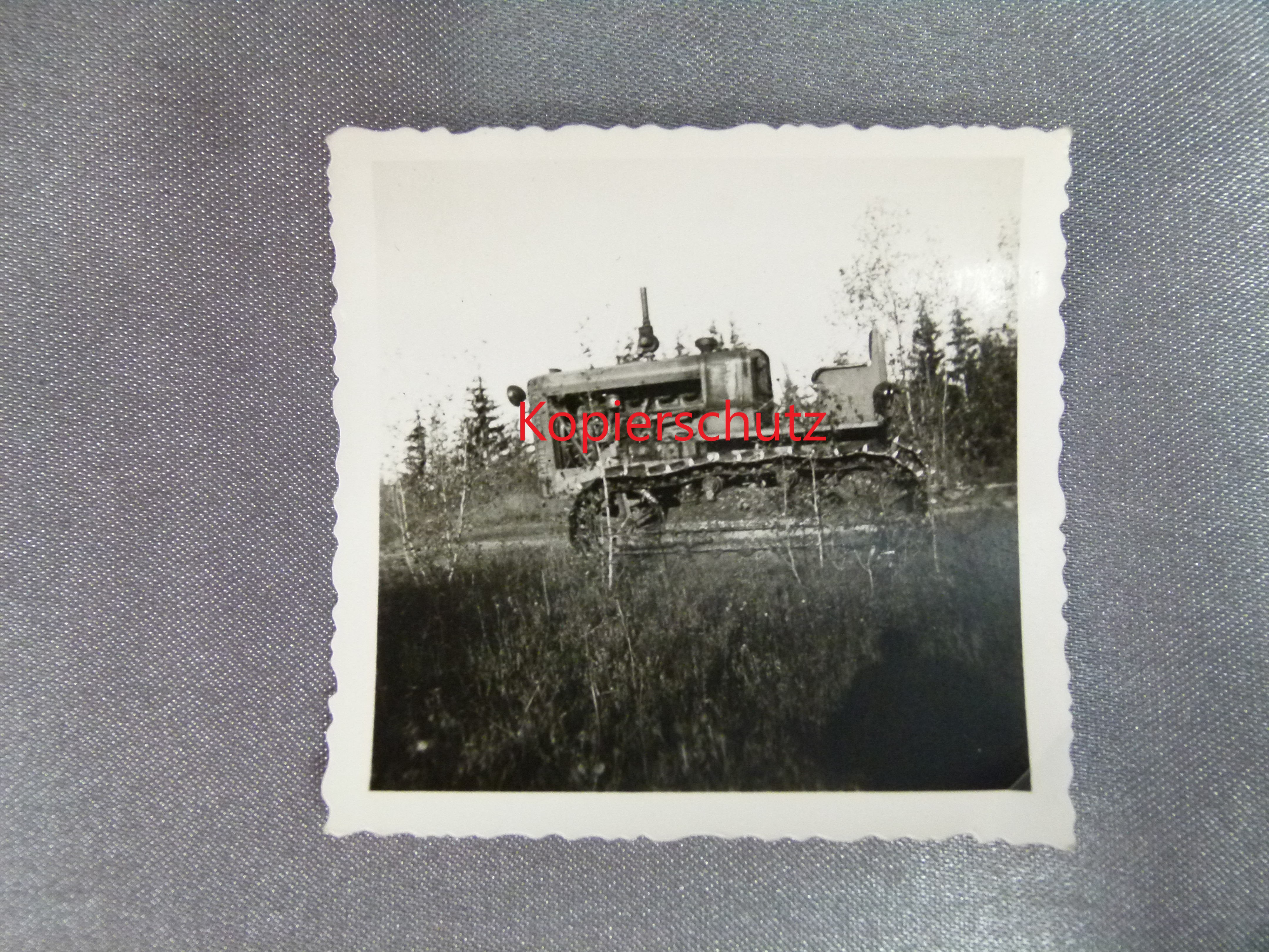 Foto Russland Ostfeldzug Russentraktor