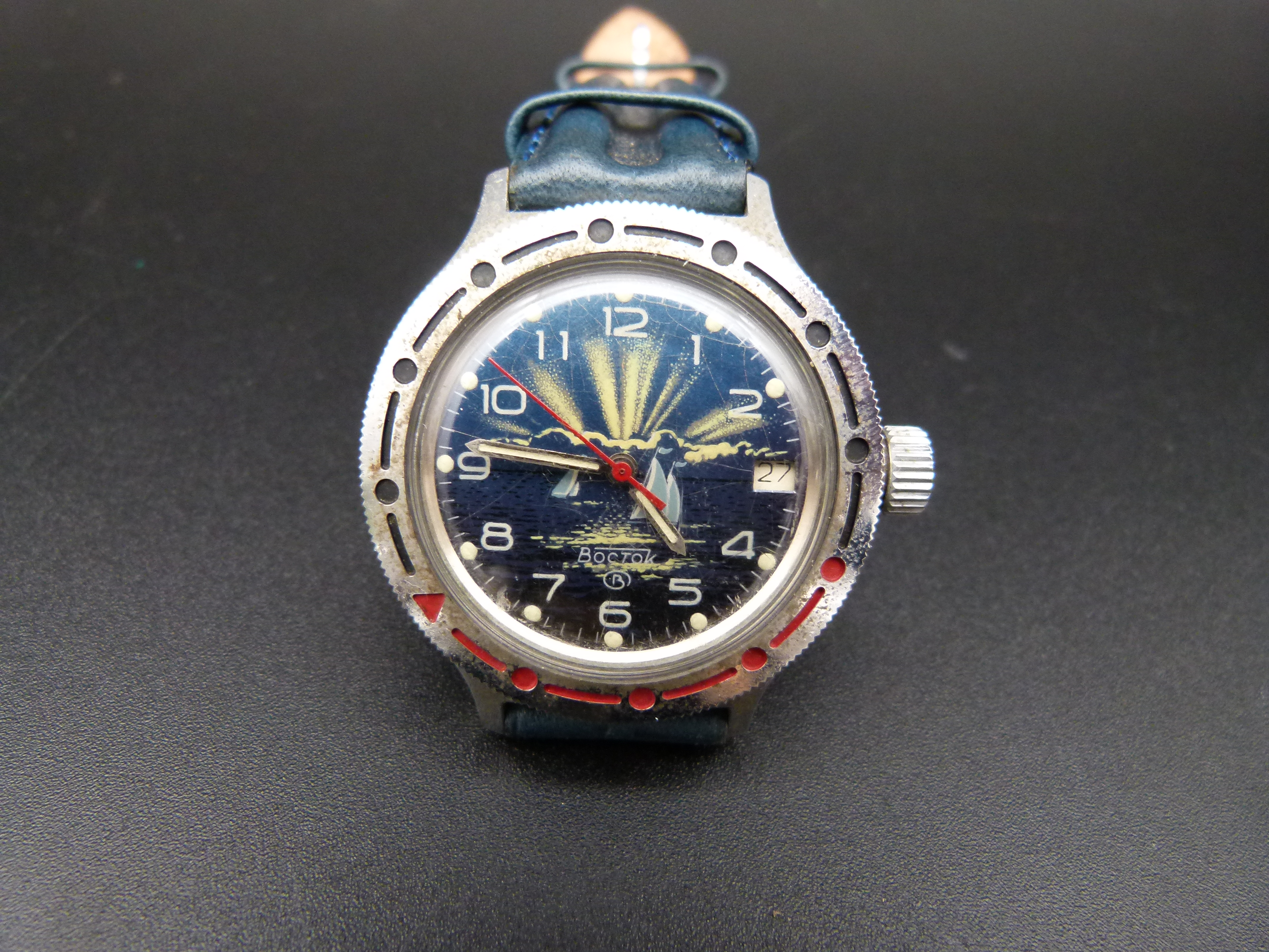 Vostok 2414A Amphibia Soviet Uhr Vintage selten