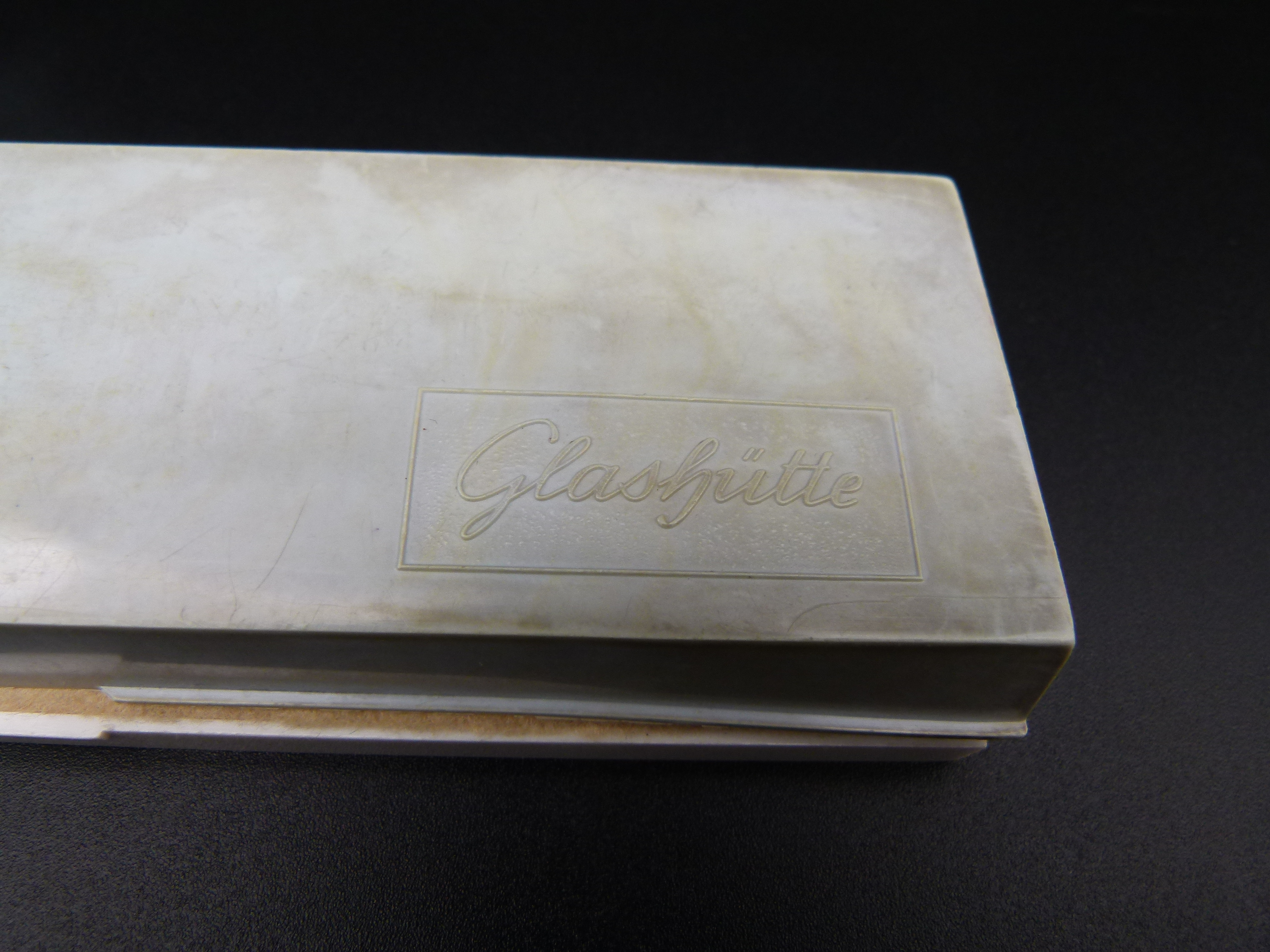 Original Glashuette Uhren Etui Kaliber 69.1 