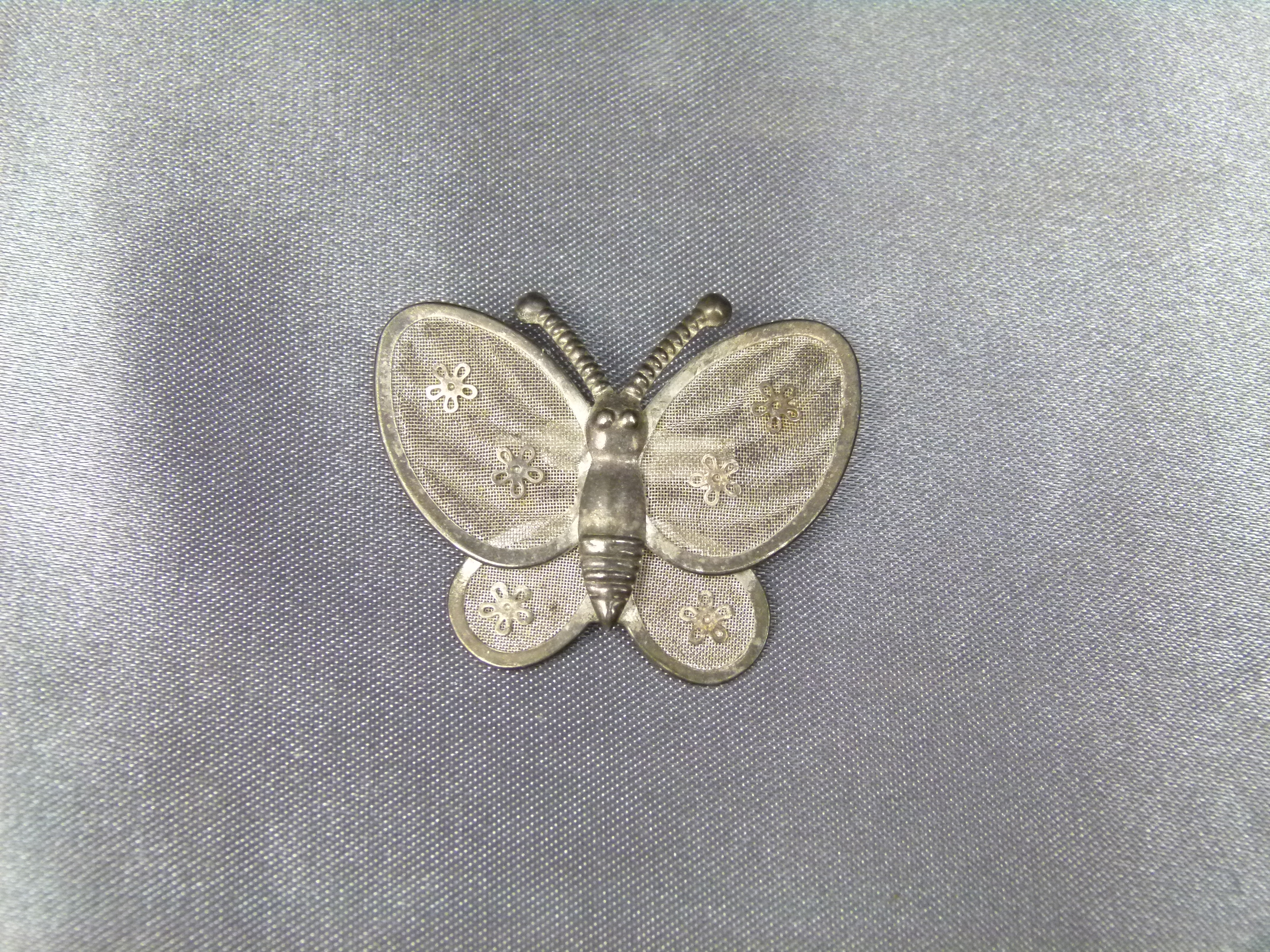 Schmetterlings Brosche Anstecker Jugendstil Schmuckstück