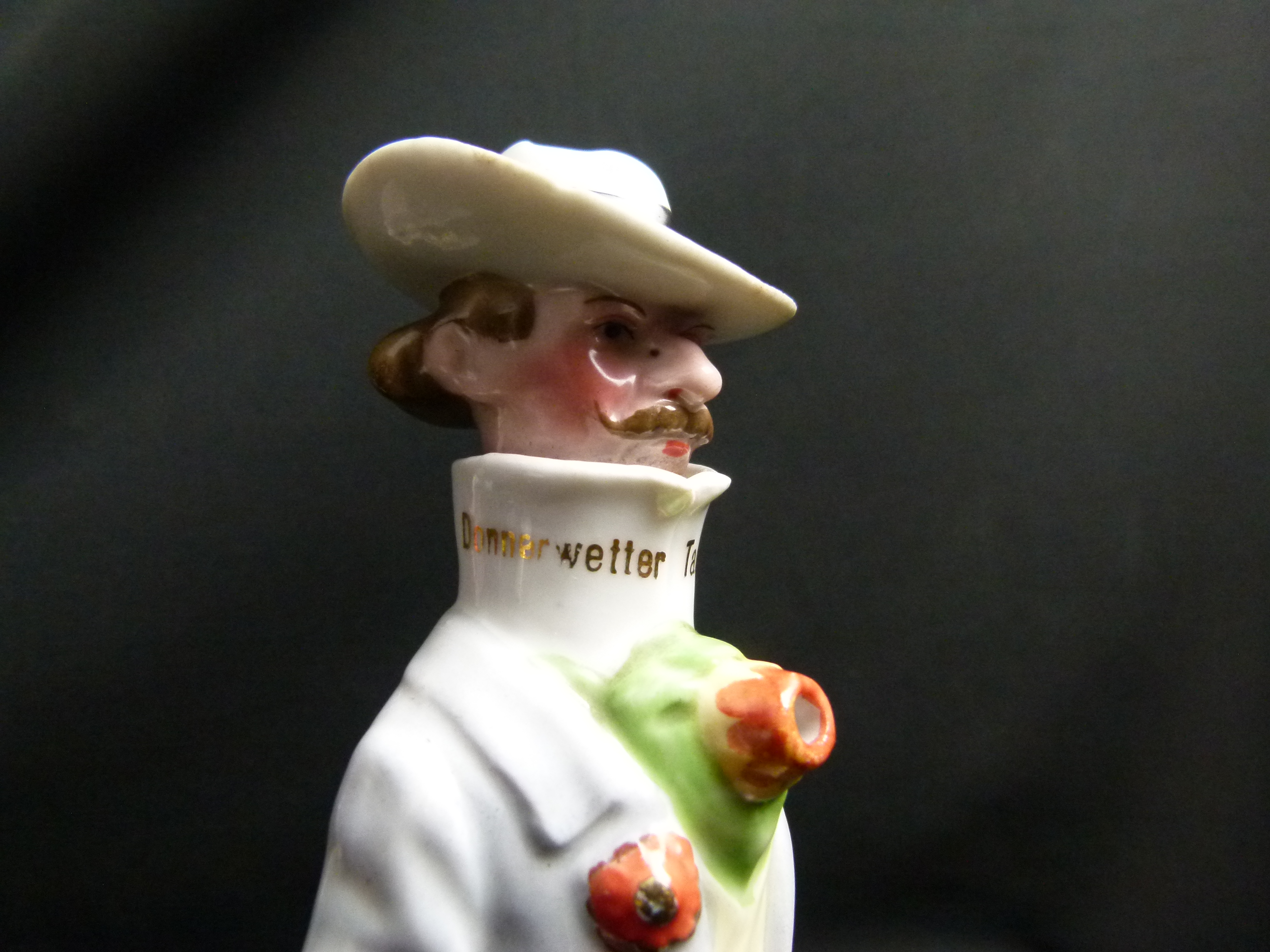 Ausgefallene Schnapsflasche Mann Donnerwetter