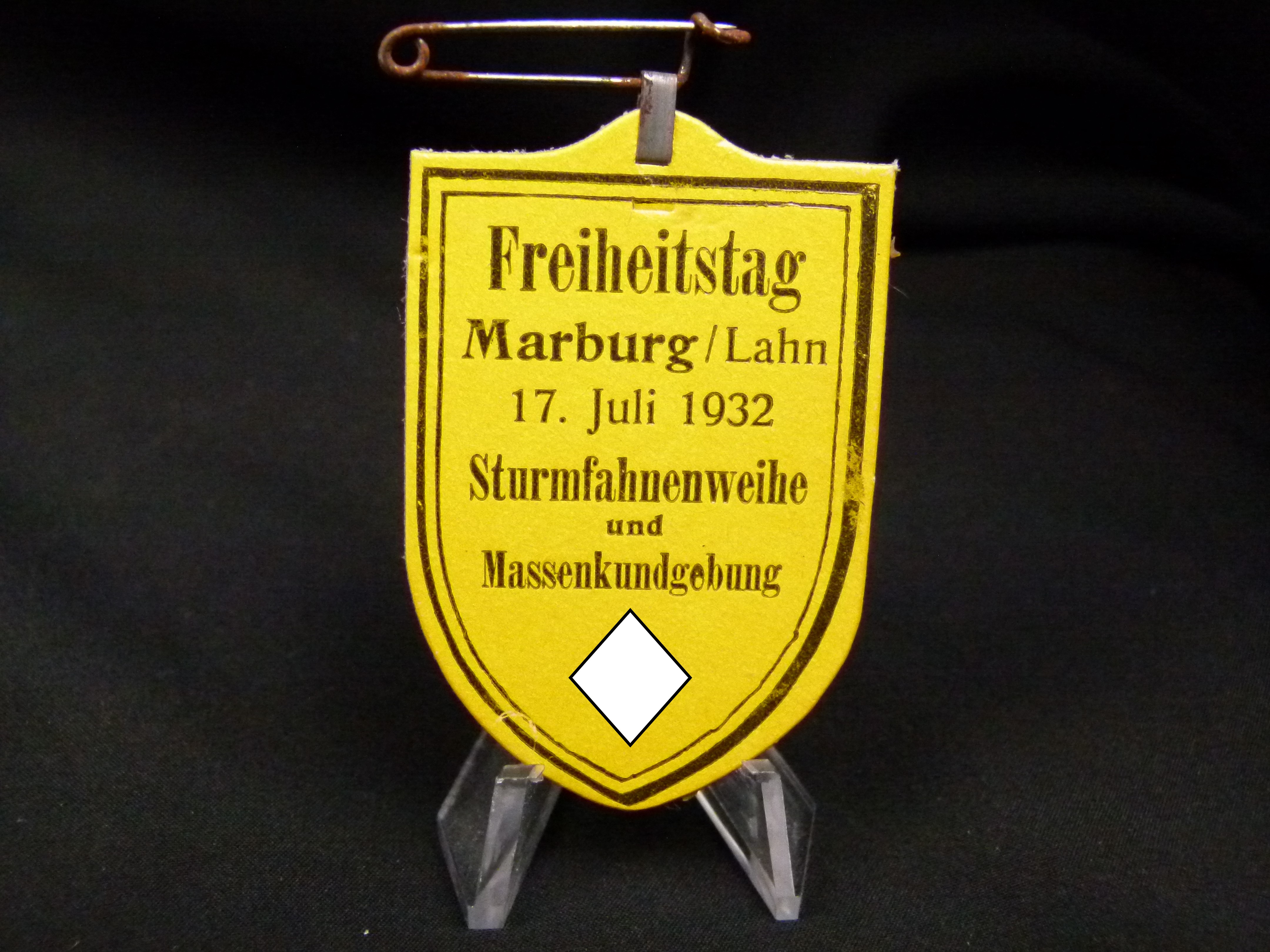 Abzeichen Marburg Lahn Sturmfahnenweihe 1932 