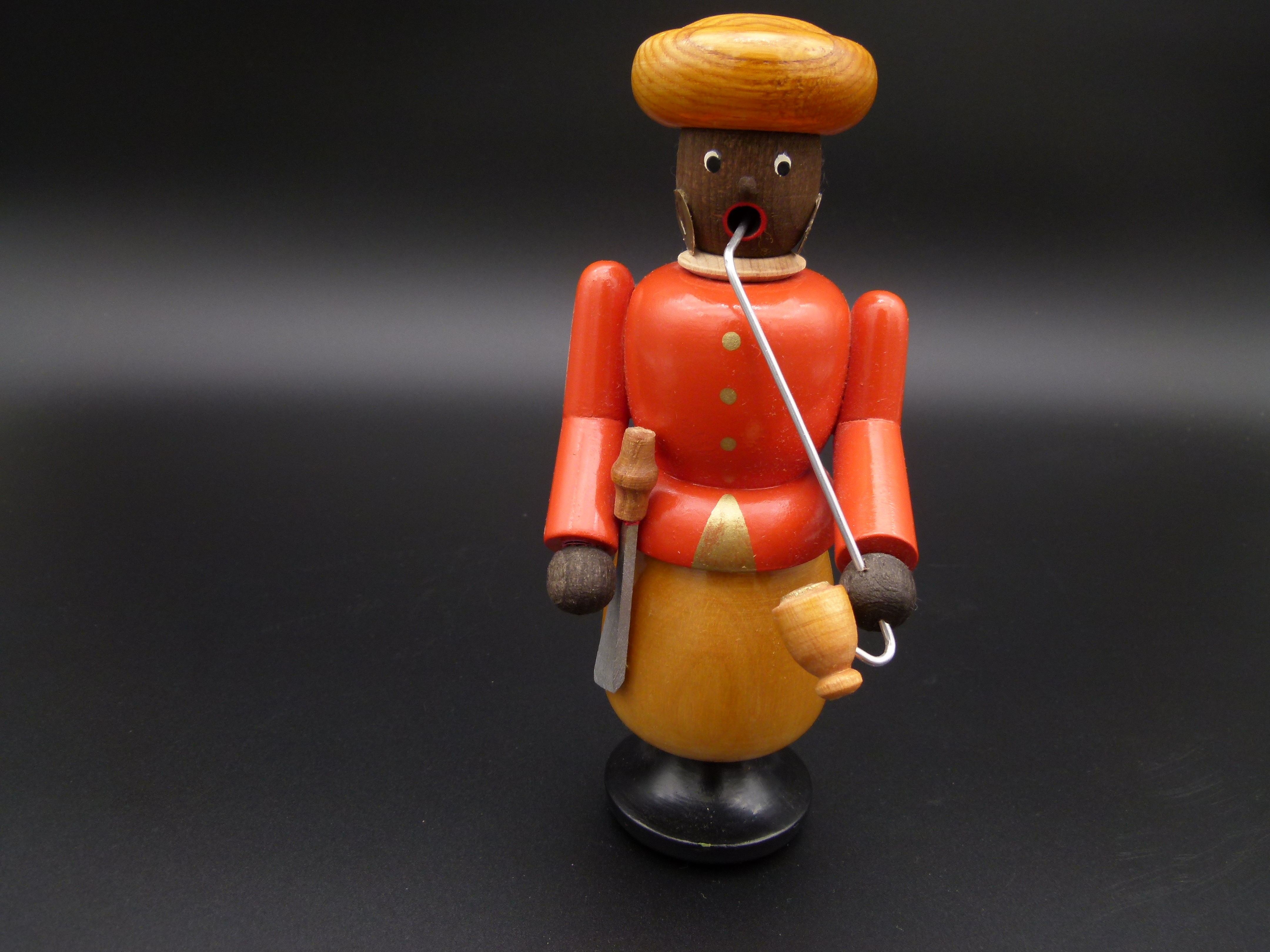 Fruehes DDR Raeuchermaennchen Mohr Erzgebirge 