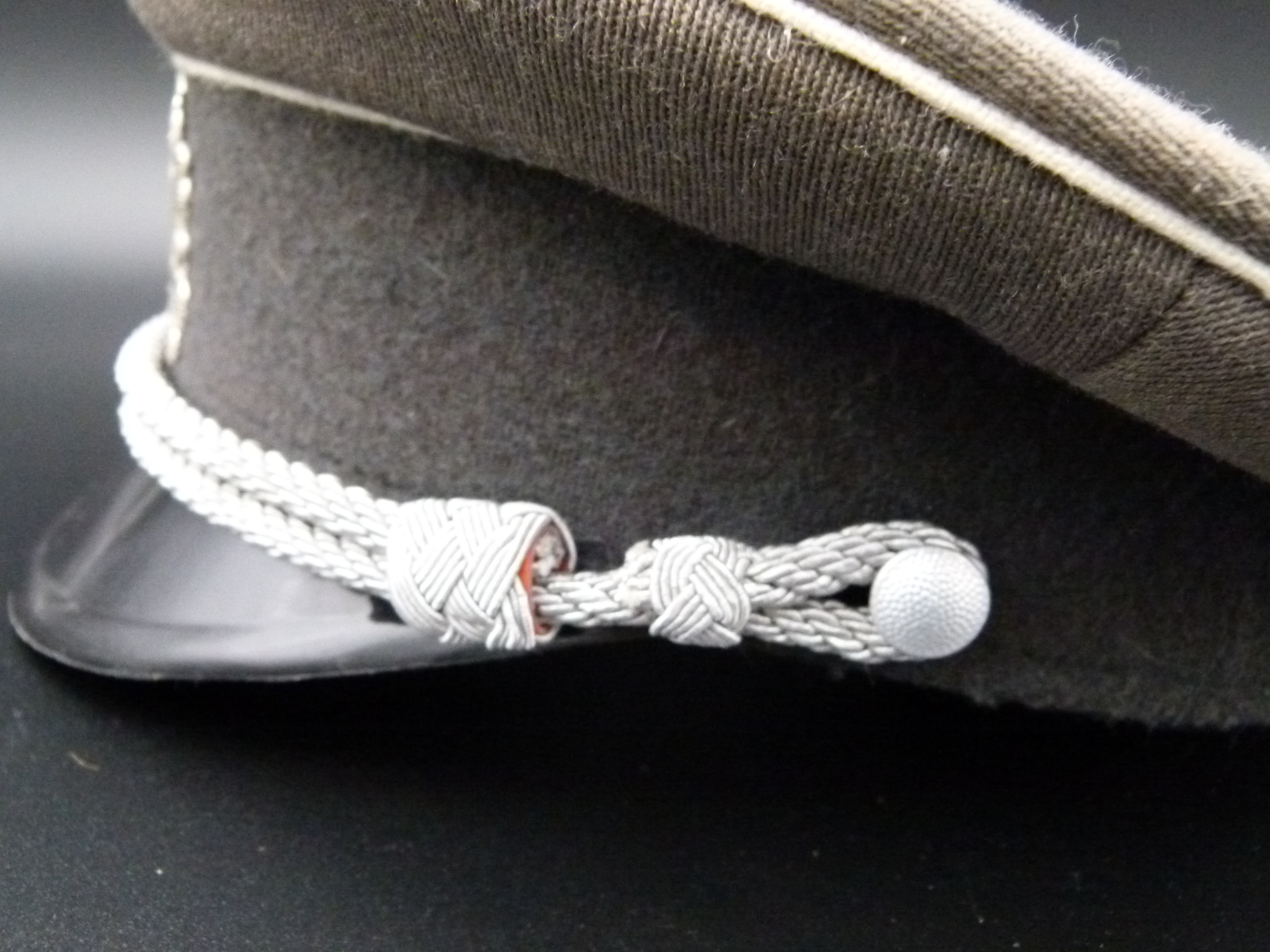 NVA Schirmmuetze Offz Infanterie 1856 A LASK Gr 55