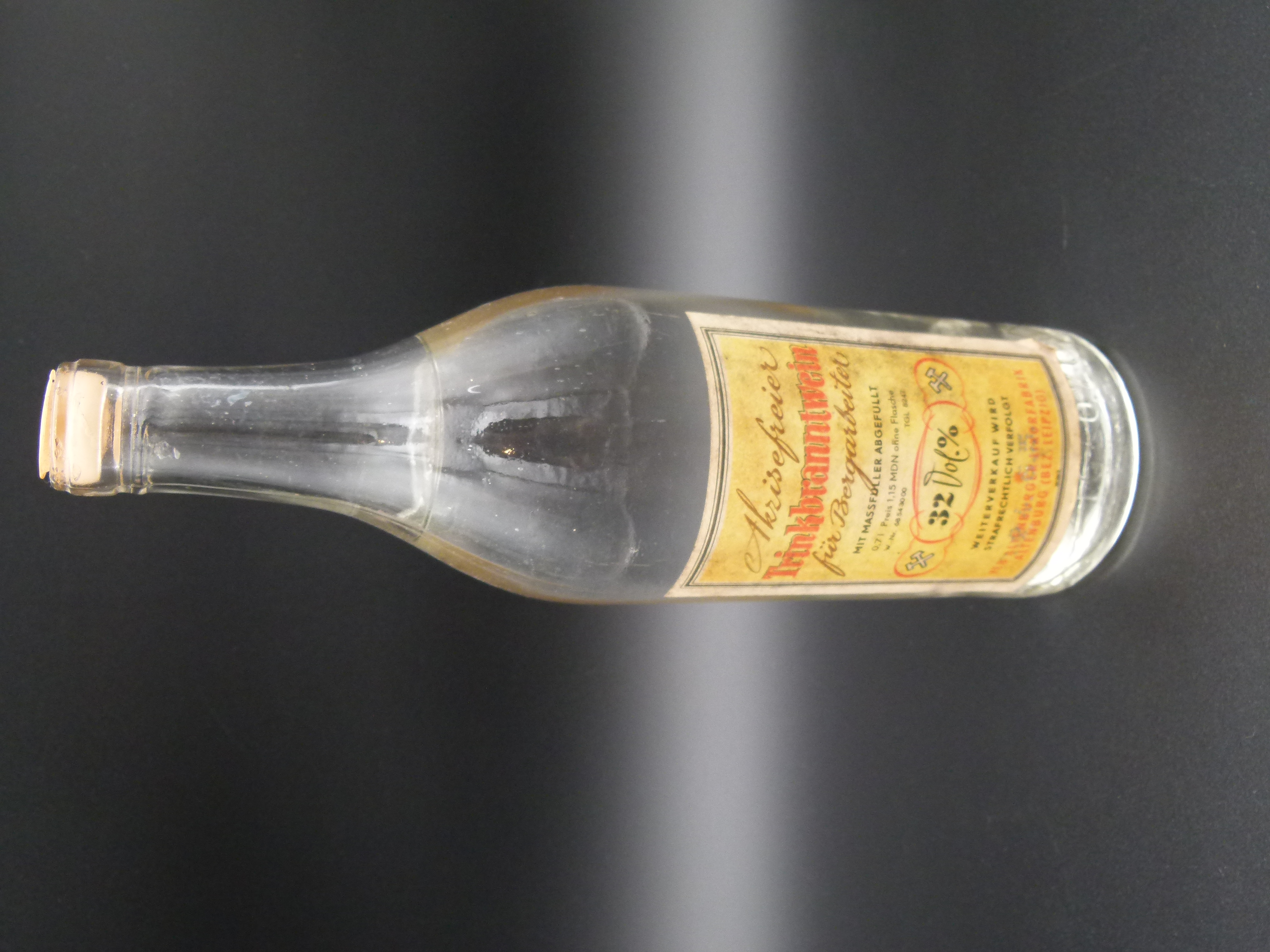 Seltener Wismutfusel Trinkbranntwein Bergarbeiter 