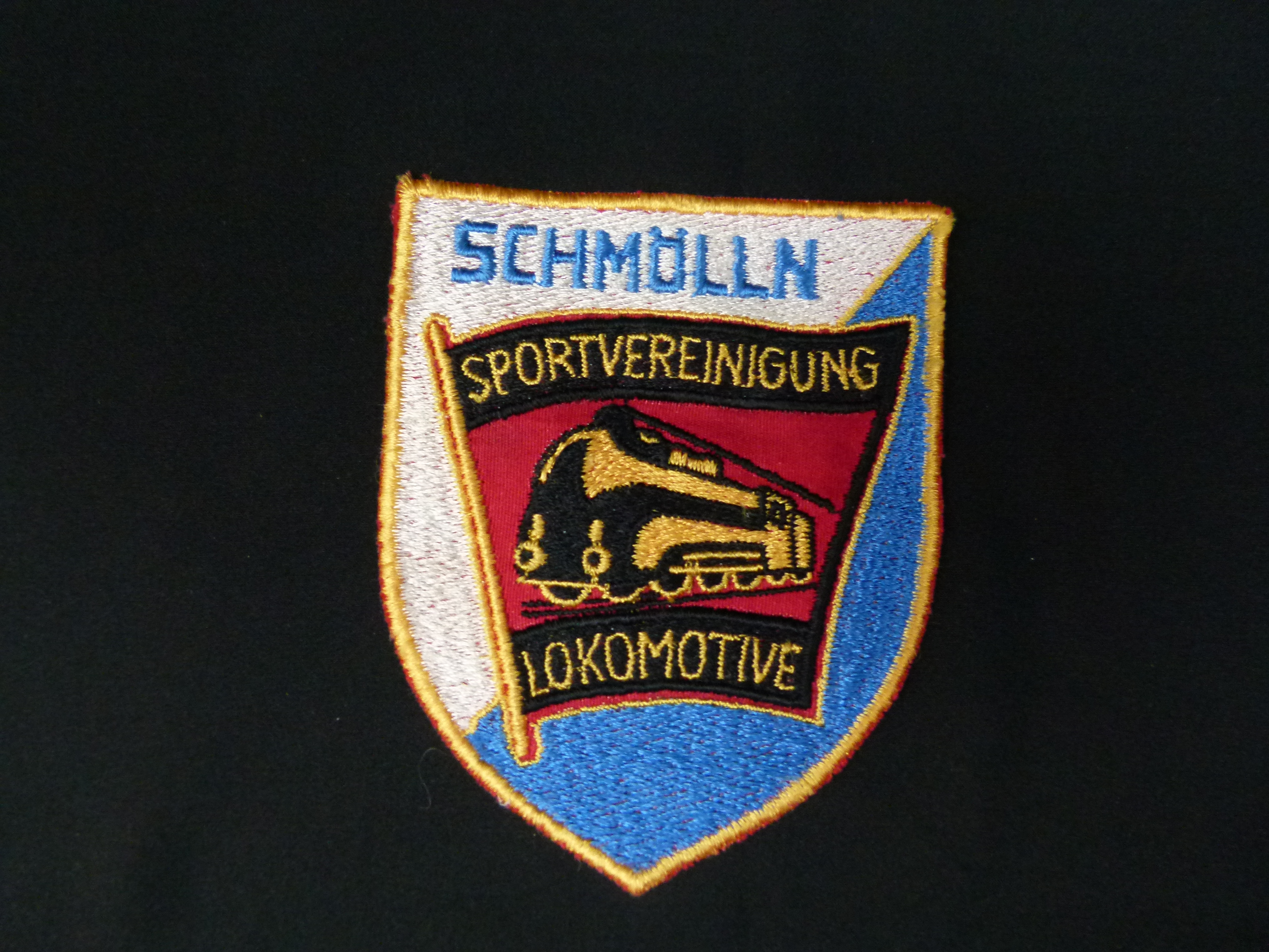 DDR Fußball Trikot Aufnäher Lokomotive Schmölln