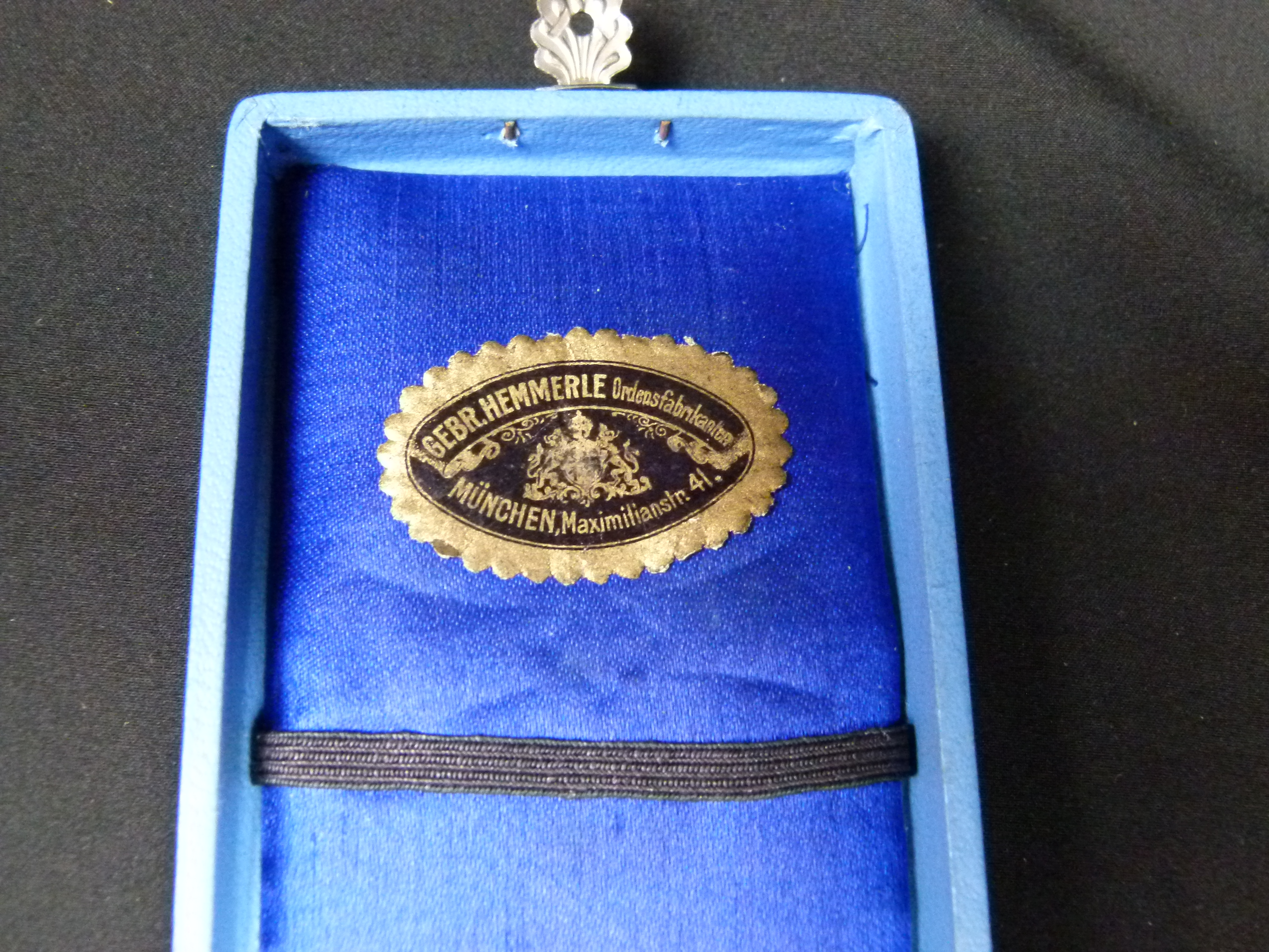 Etui Bay. M. Verd. Kreuz 3.Klasse mit der Krone