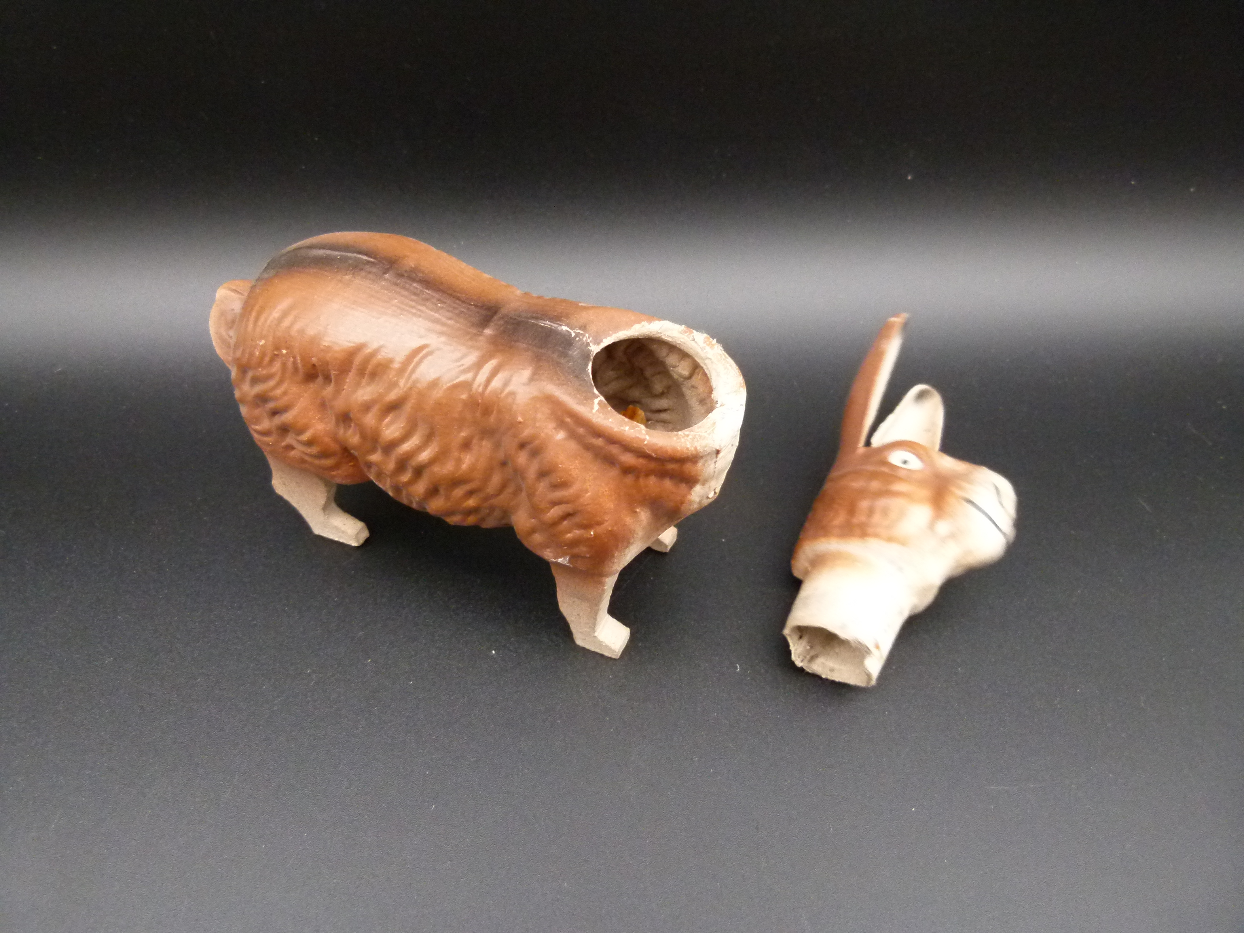 Antike Osterhasen Fuellbox aus Pappe Osterdeko