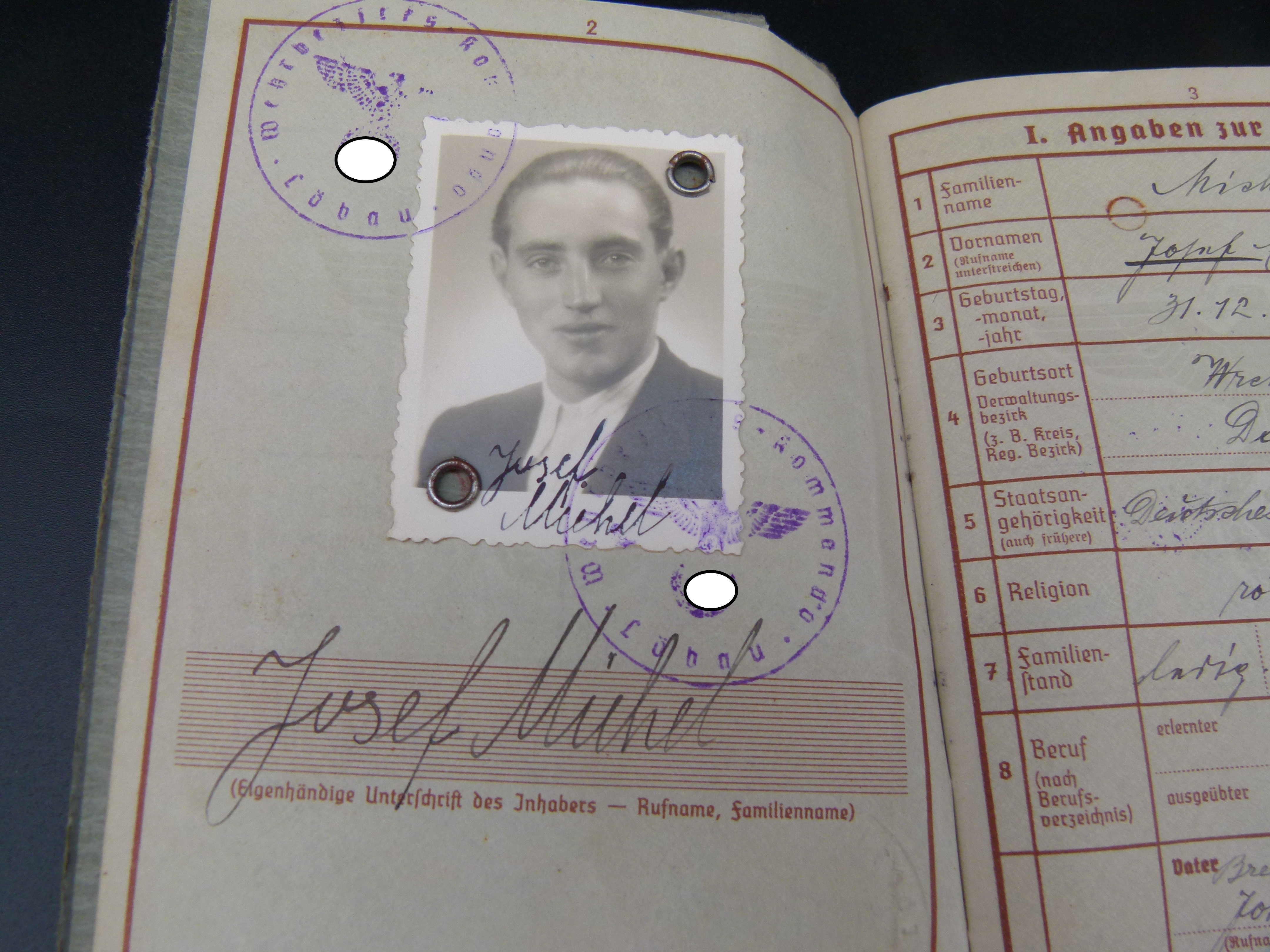 Wehrpaß Infanterie Reg. 11 Polen Frankreich Orden 