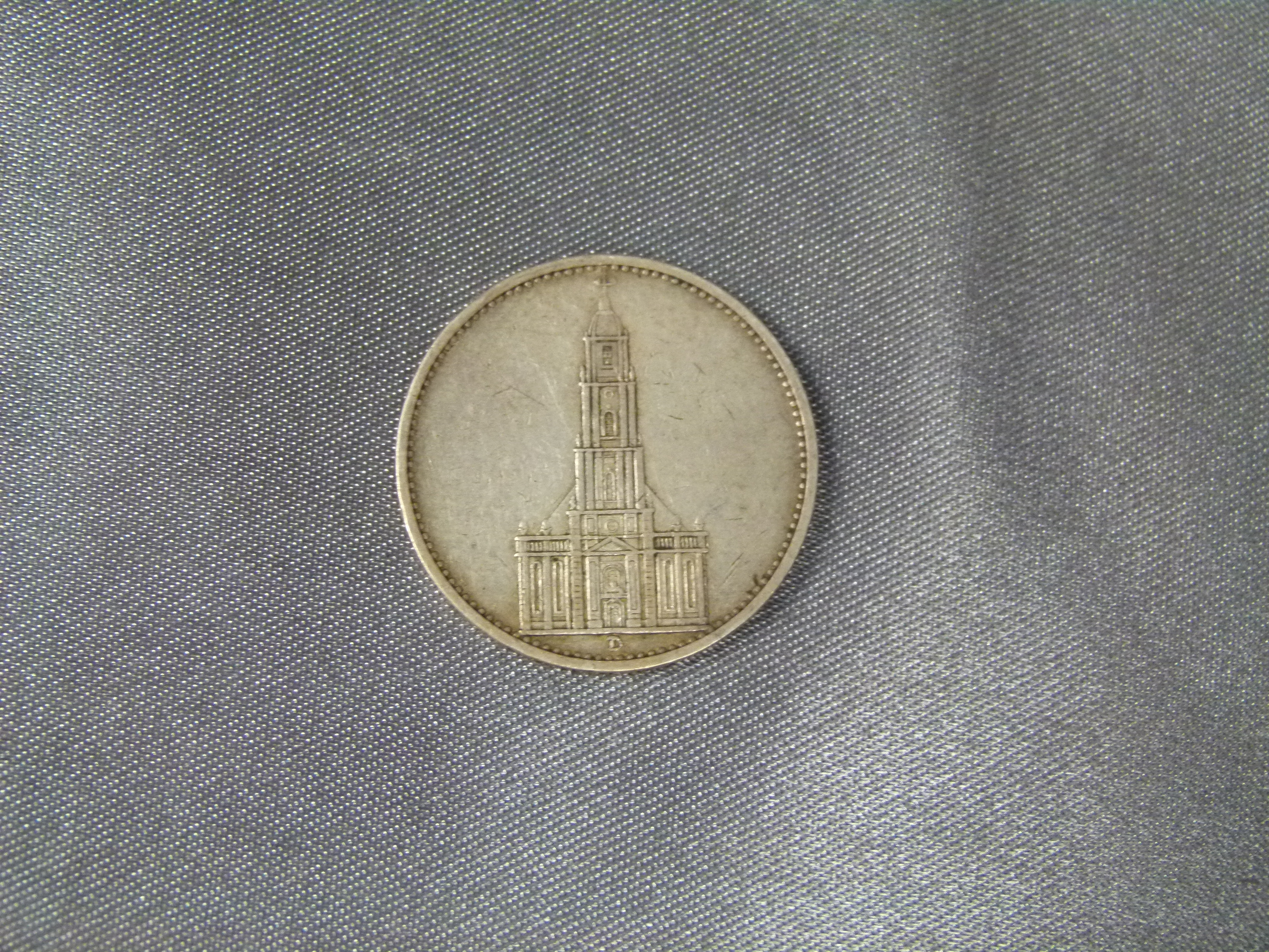 5 Reichsmark Garnisionskirche 1934 silber Münze 