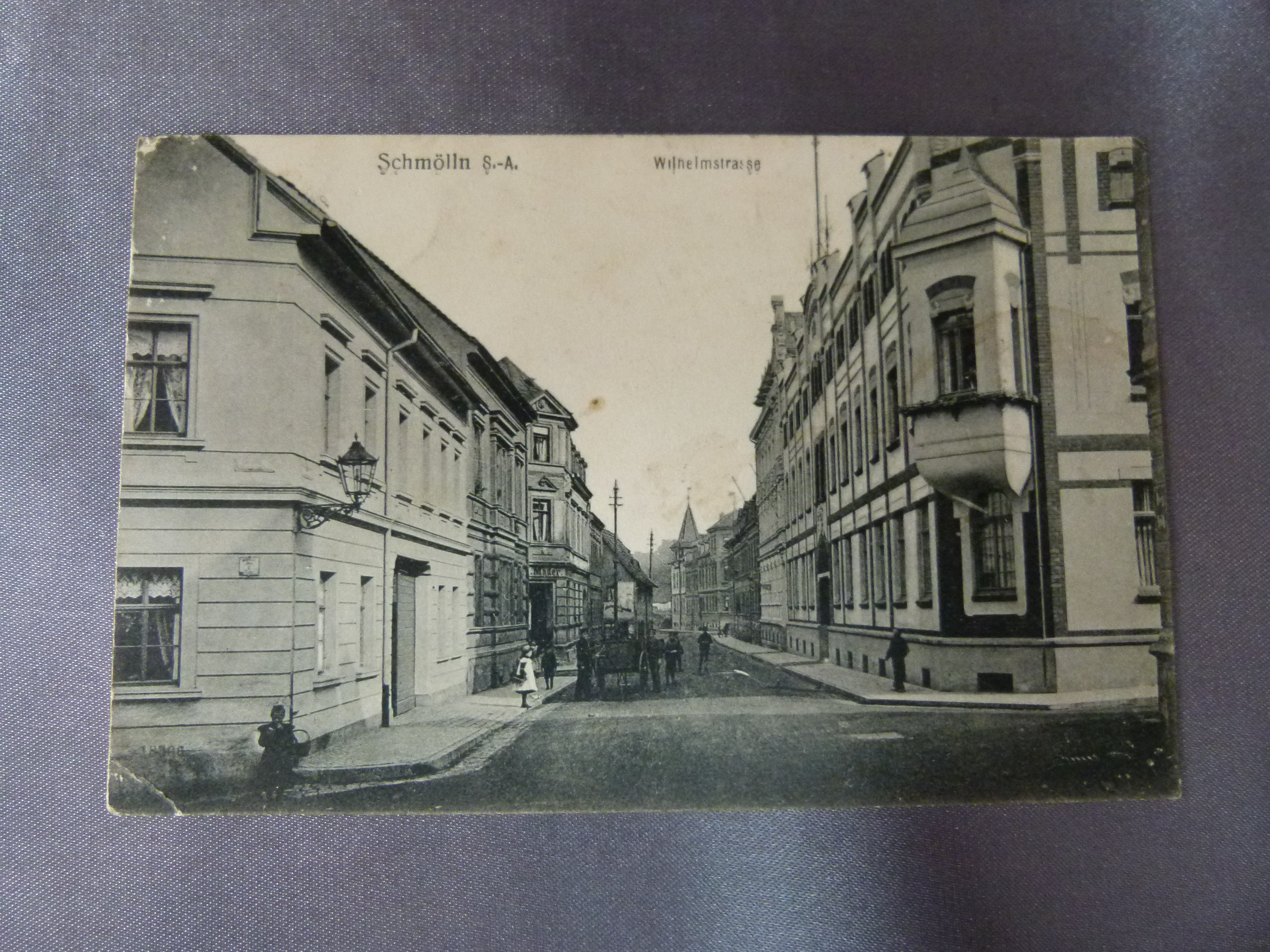 Ansichtskarte AK Schmölln Wilhelmstrasse selten