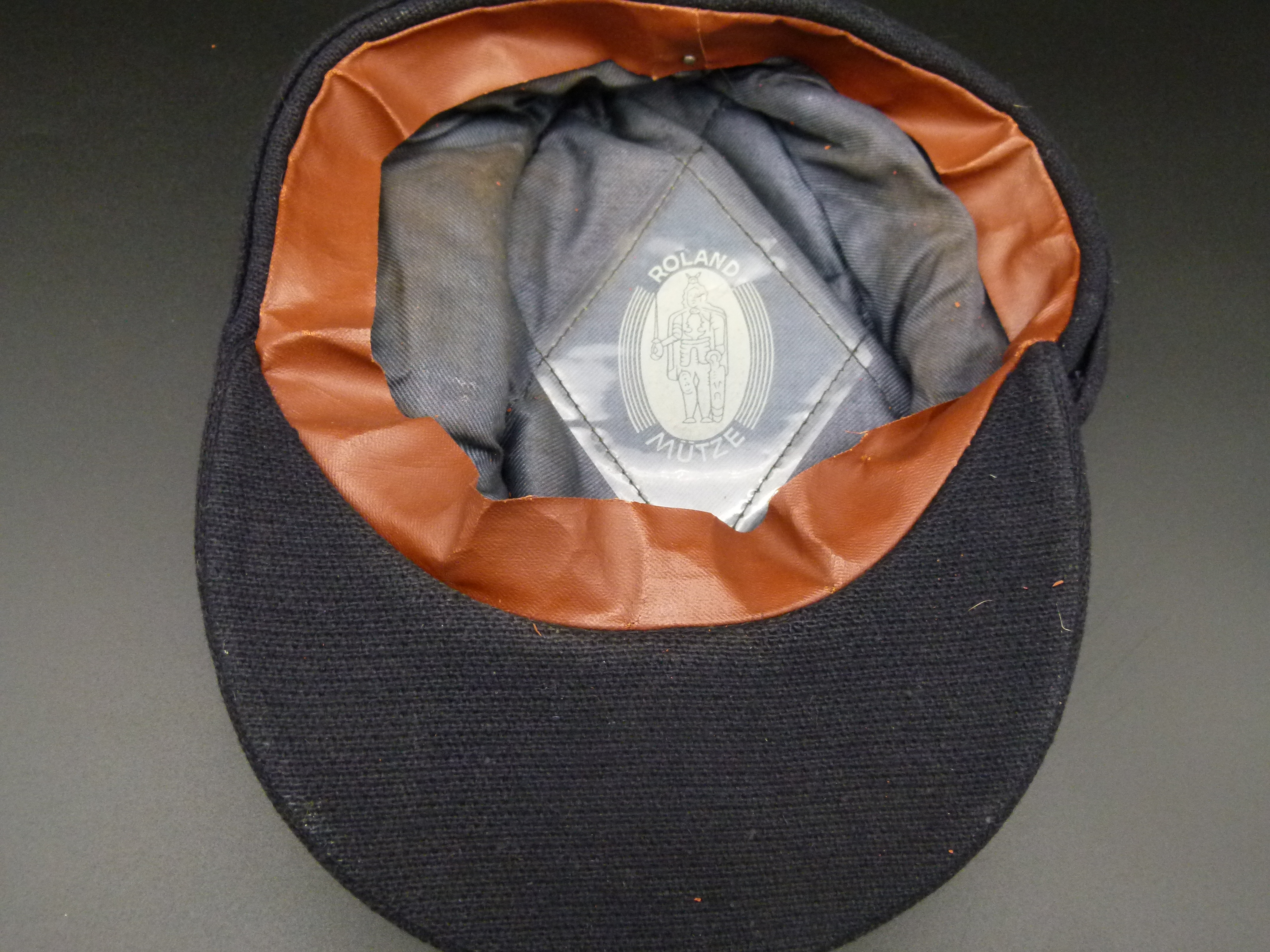 DDR Feuerwehr KVP Baschlikmuetze 50er Jahre 