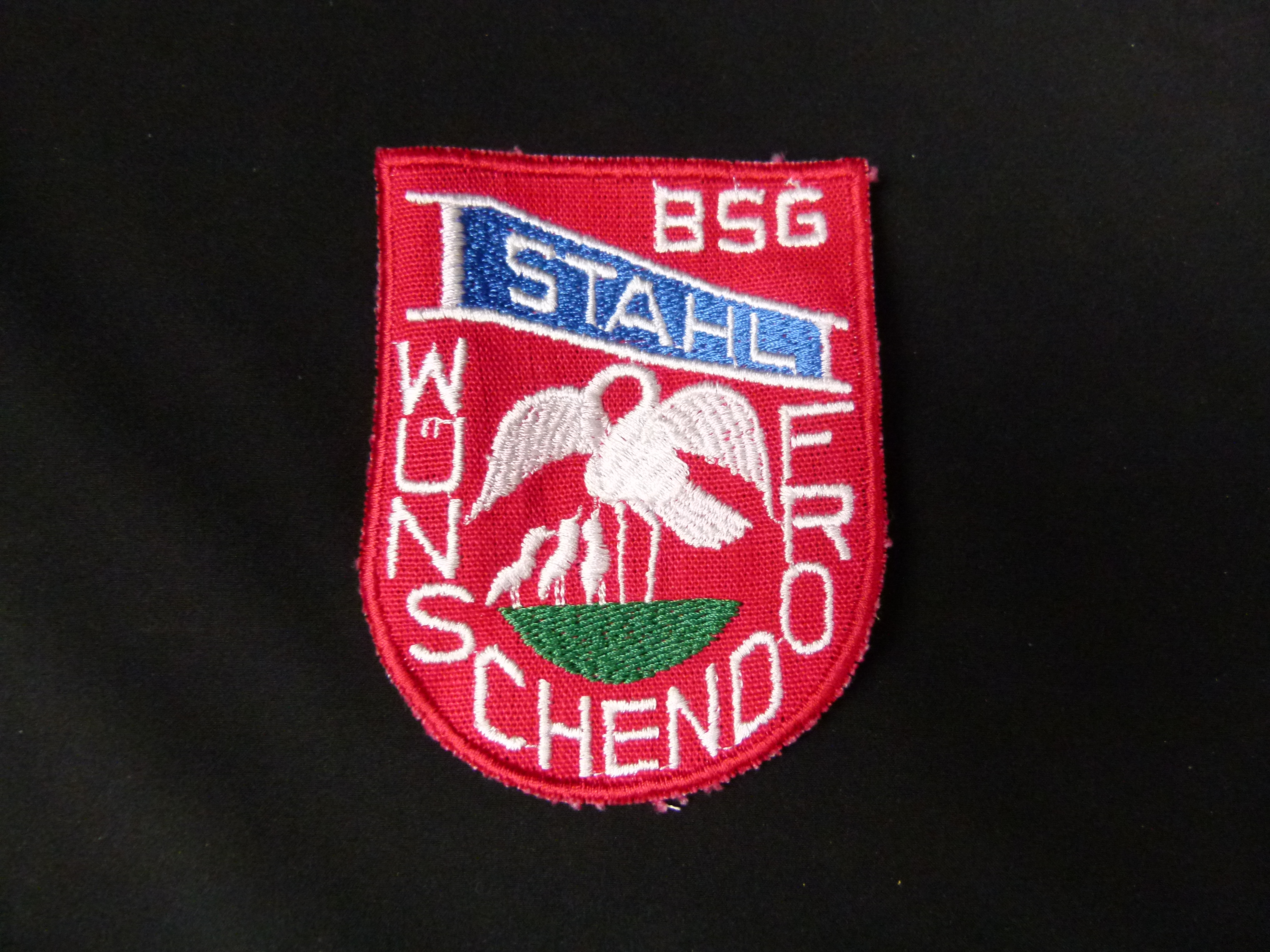 Fußball Trikot Aufnaeher BSG Stahl Wuenschendorf