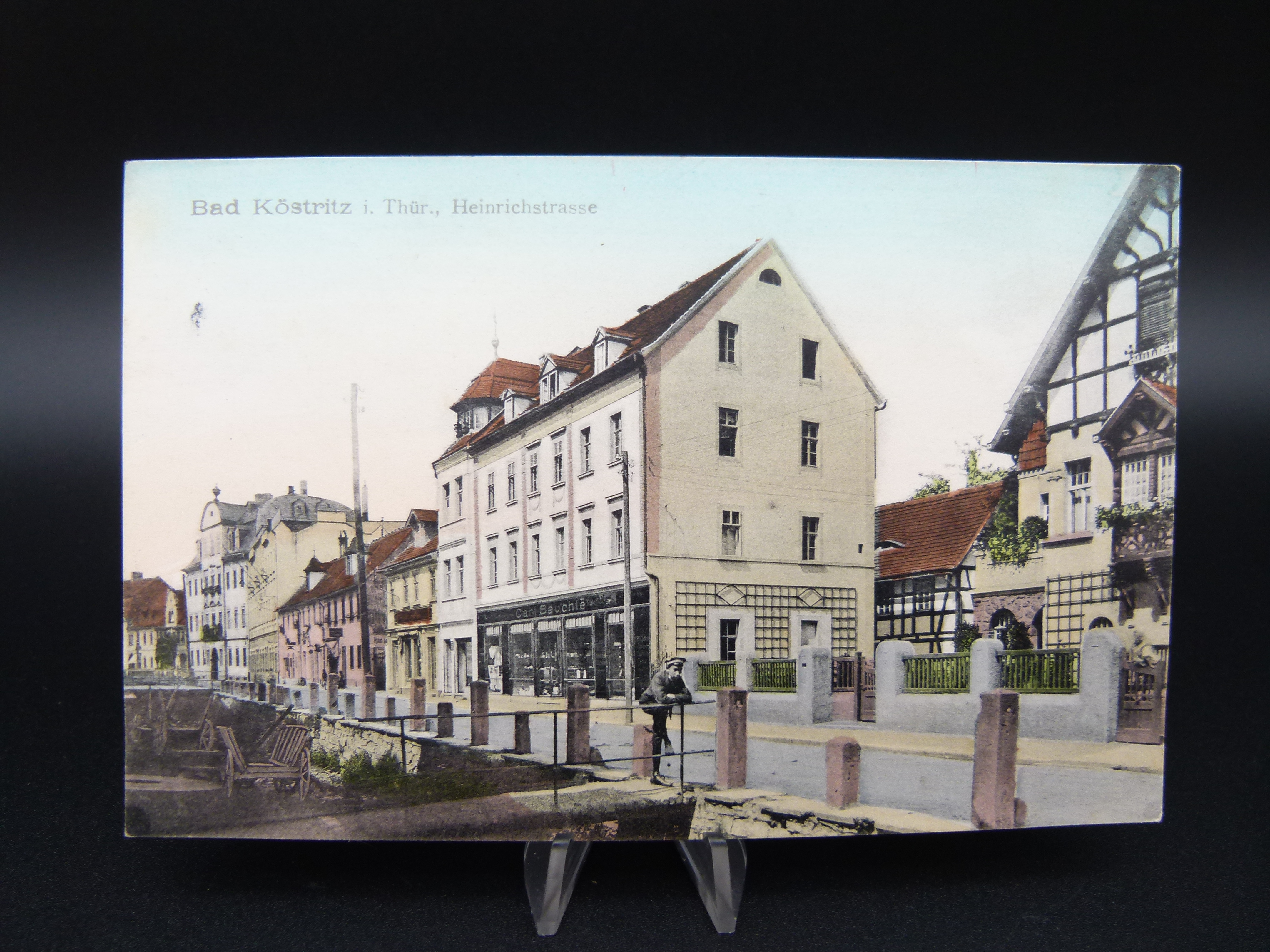 AK Bad Koestritz Heinrichstrasse Carl Baeuchle