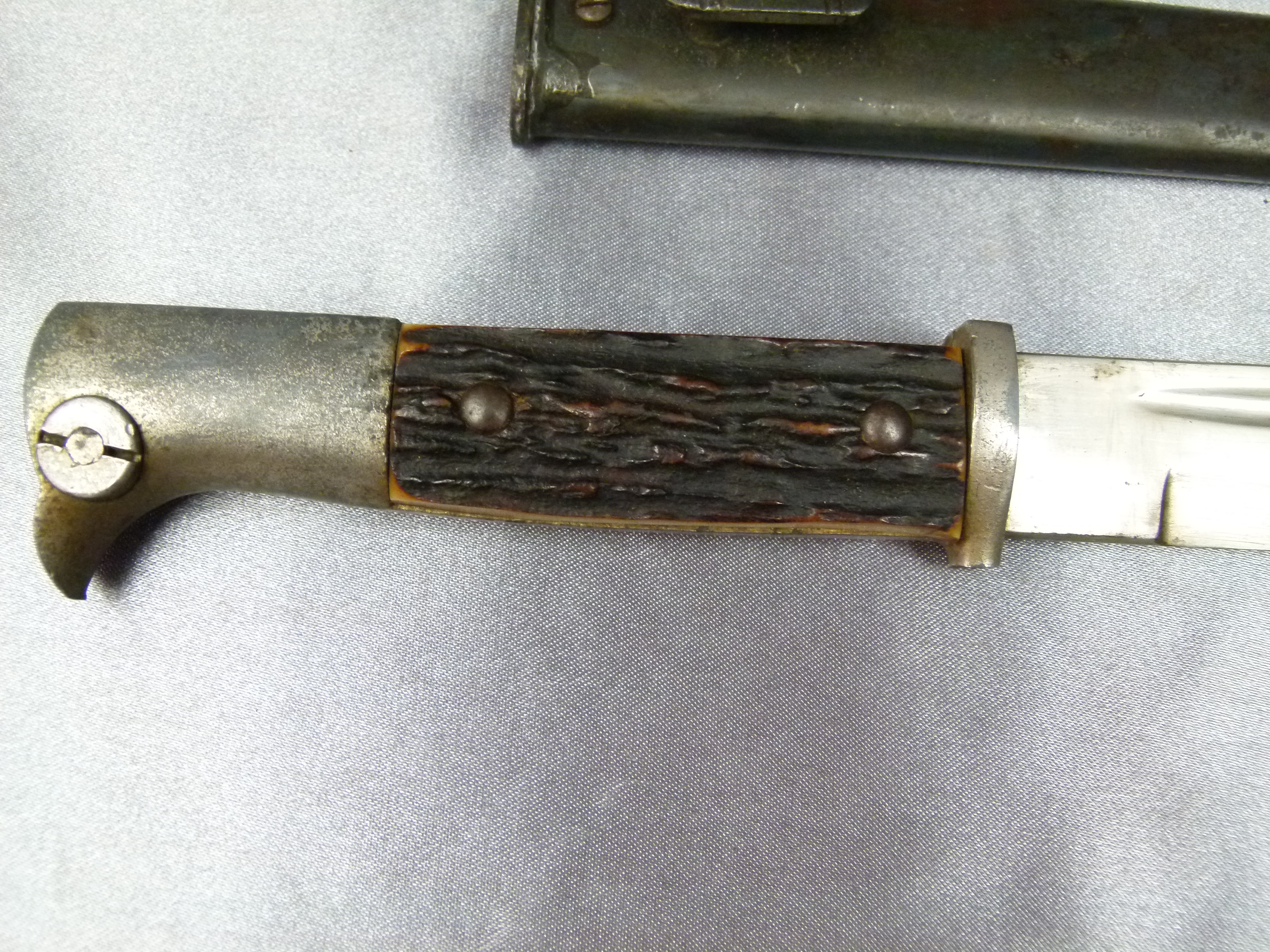 Extra Seitengewehr KS 98 mit Hirschhorn Griffschalen