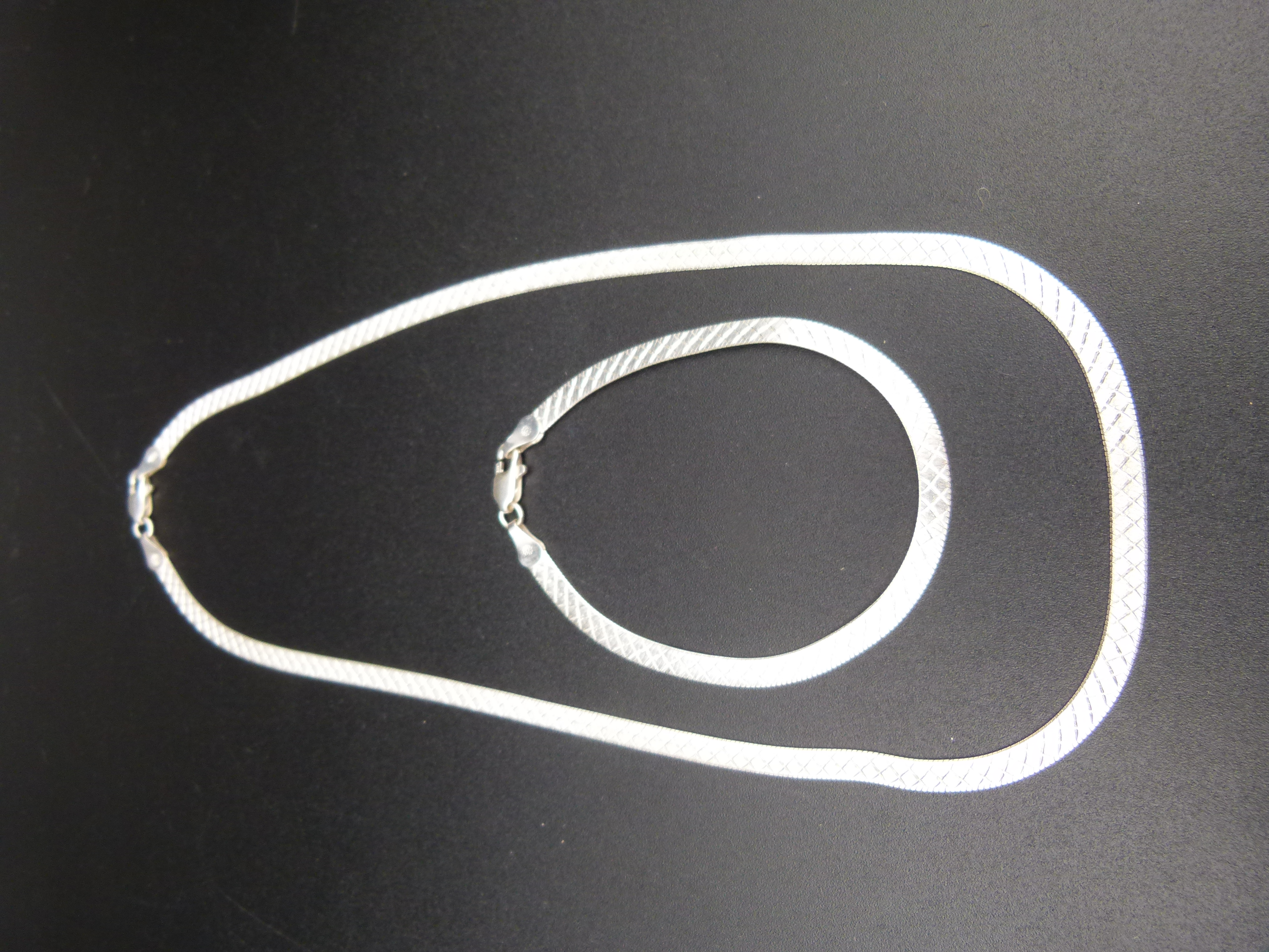 Armband und Halskette 925 Sterling Silber top