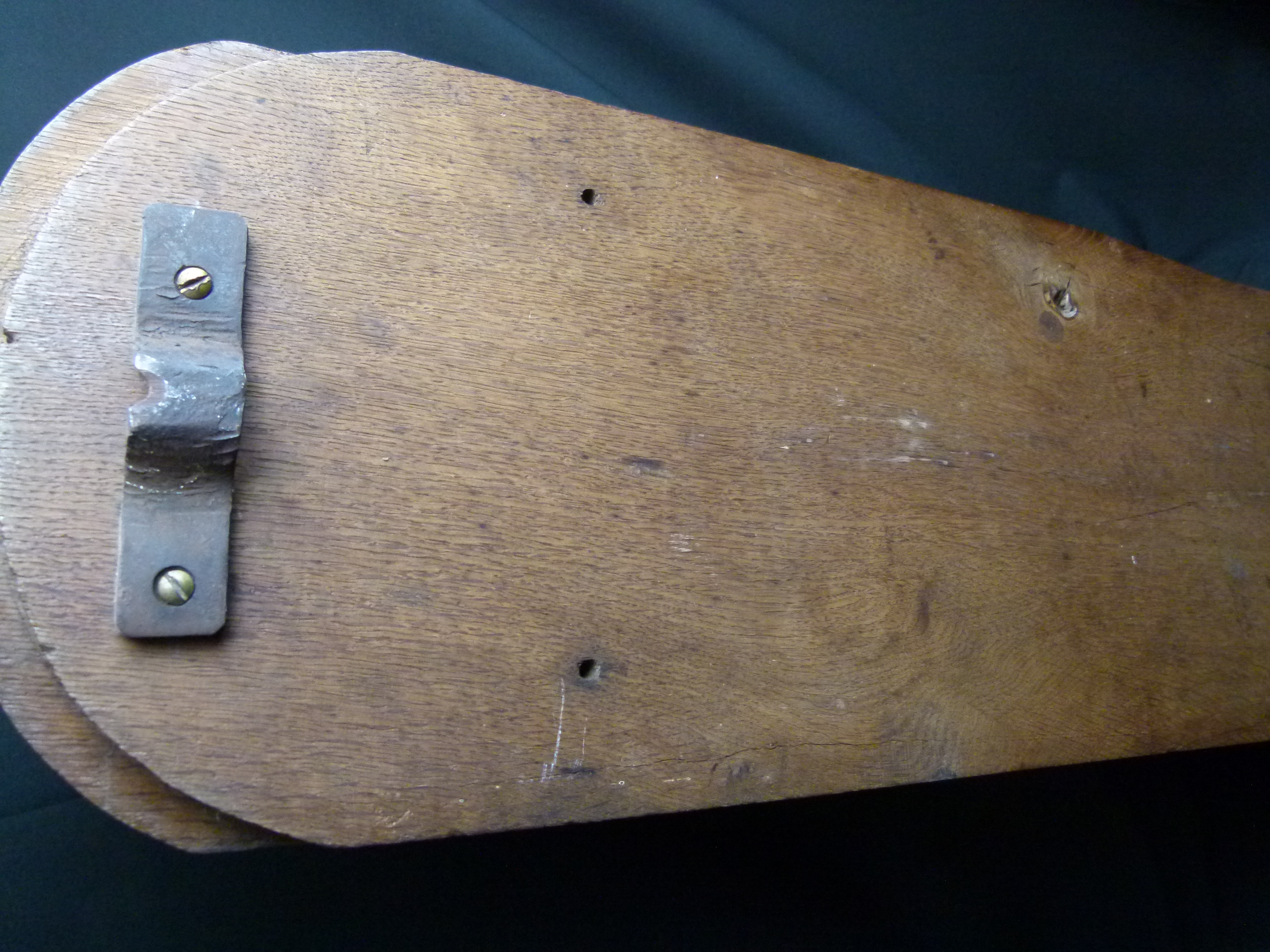 Großes Holzrelief WK1 Soldat mit Schwert und EK