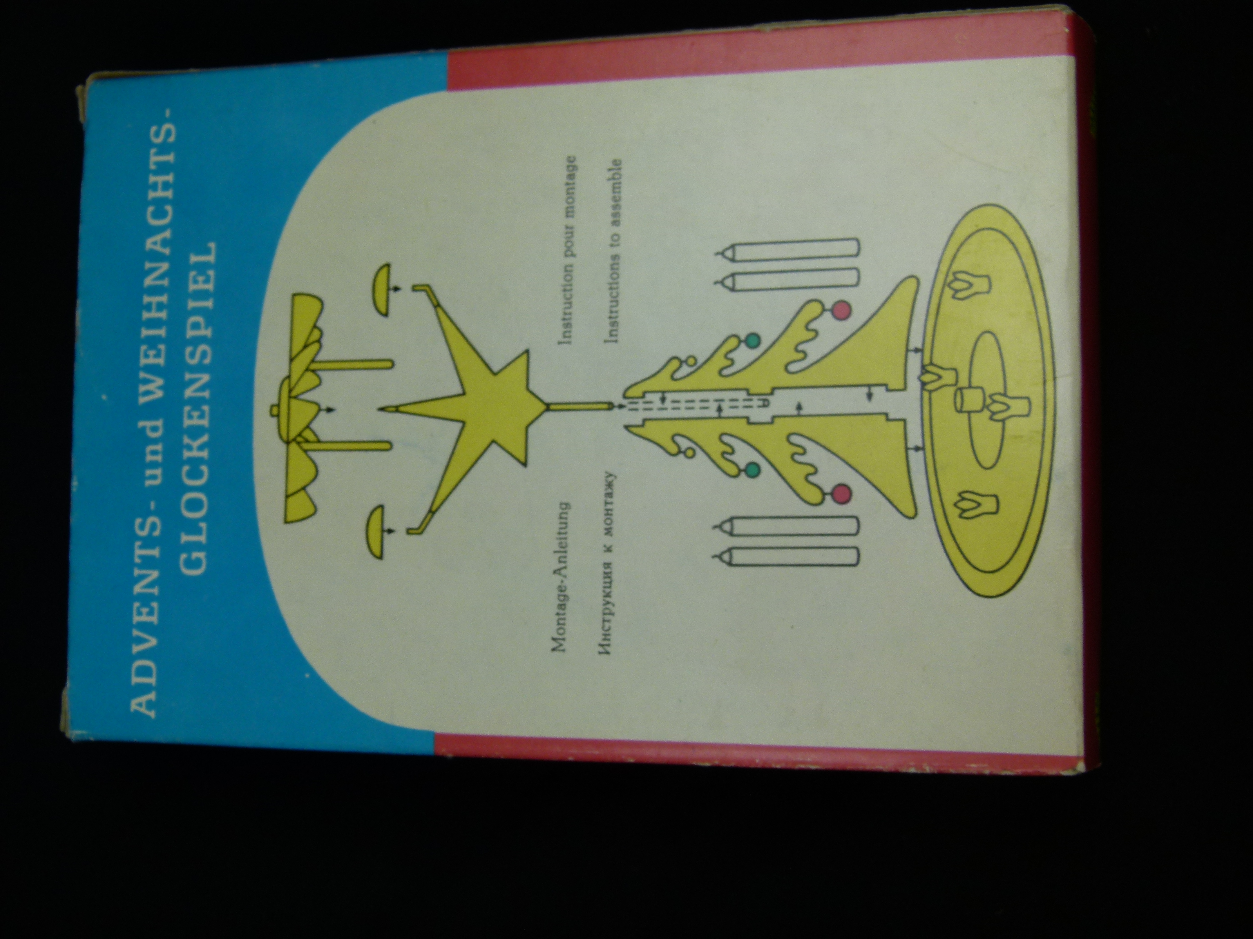 DDR Engelsgelaeut Blechpyramide in OVP unbenutzt