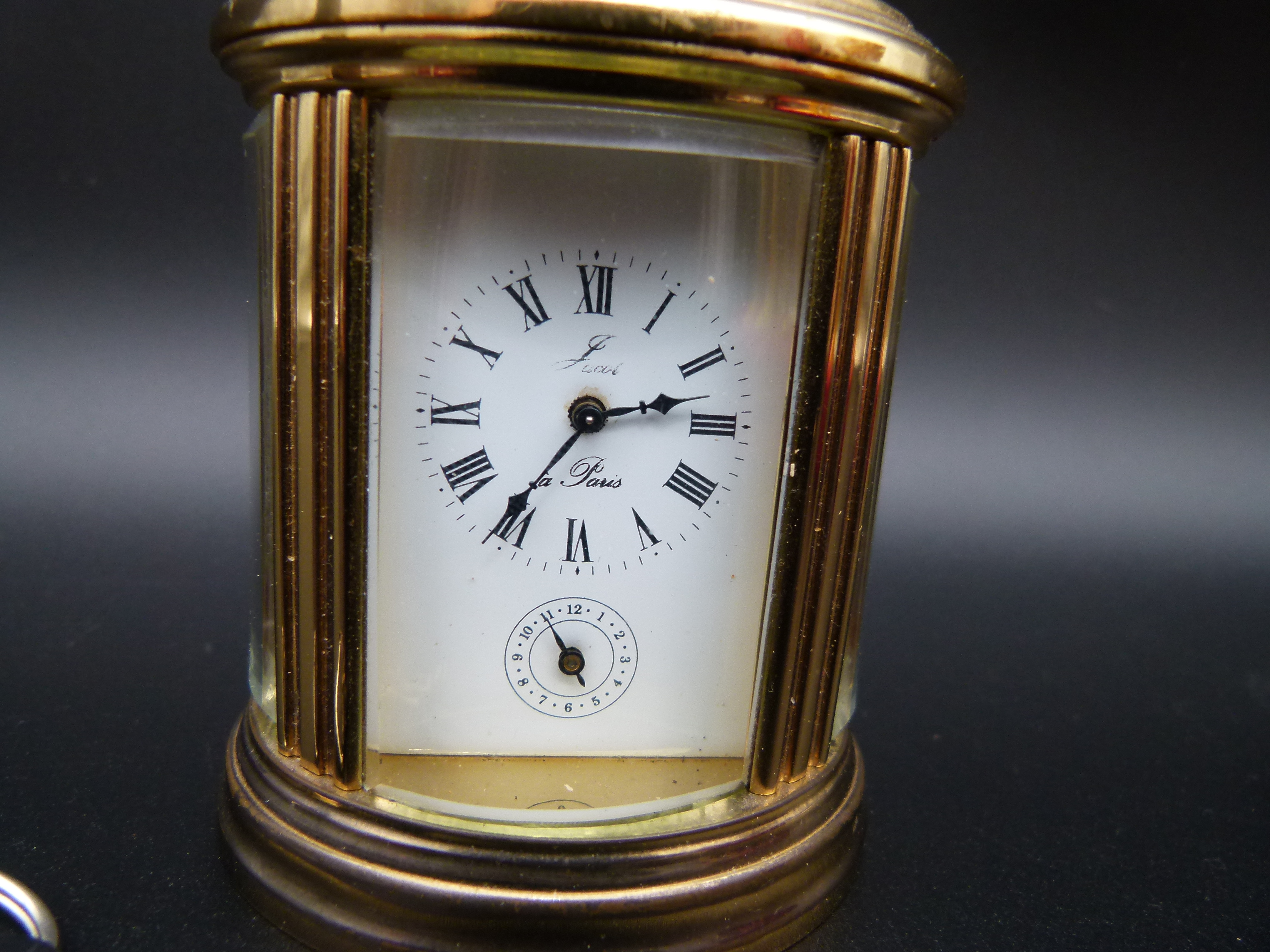 Franzoesische Reiseuhr Paris mit Wecker