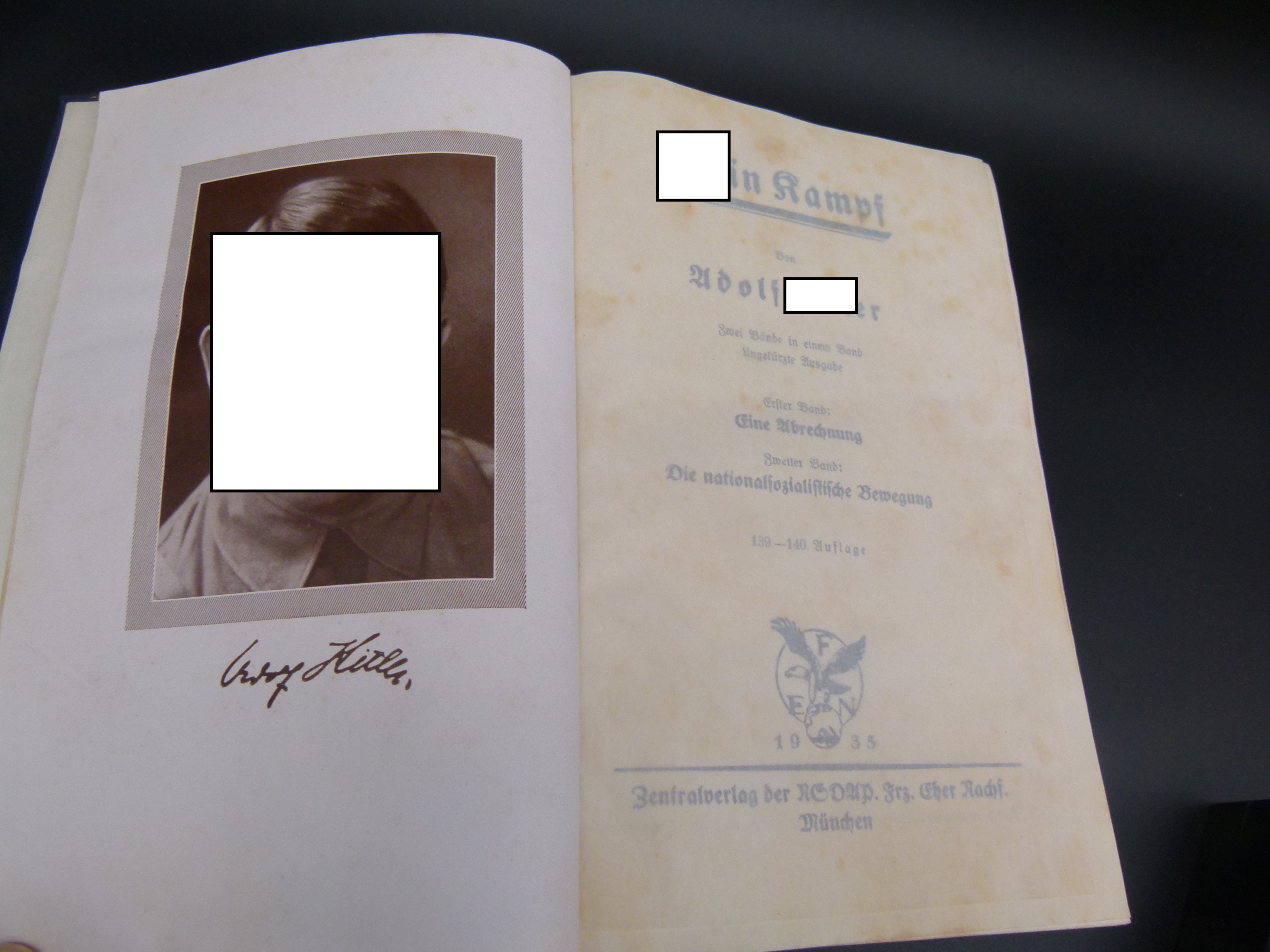 Adolf Hitler Mein Kampf Volksausgabe 1935