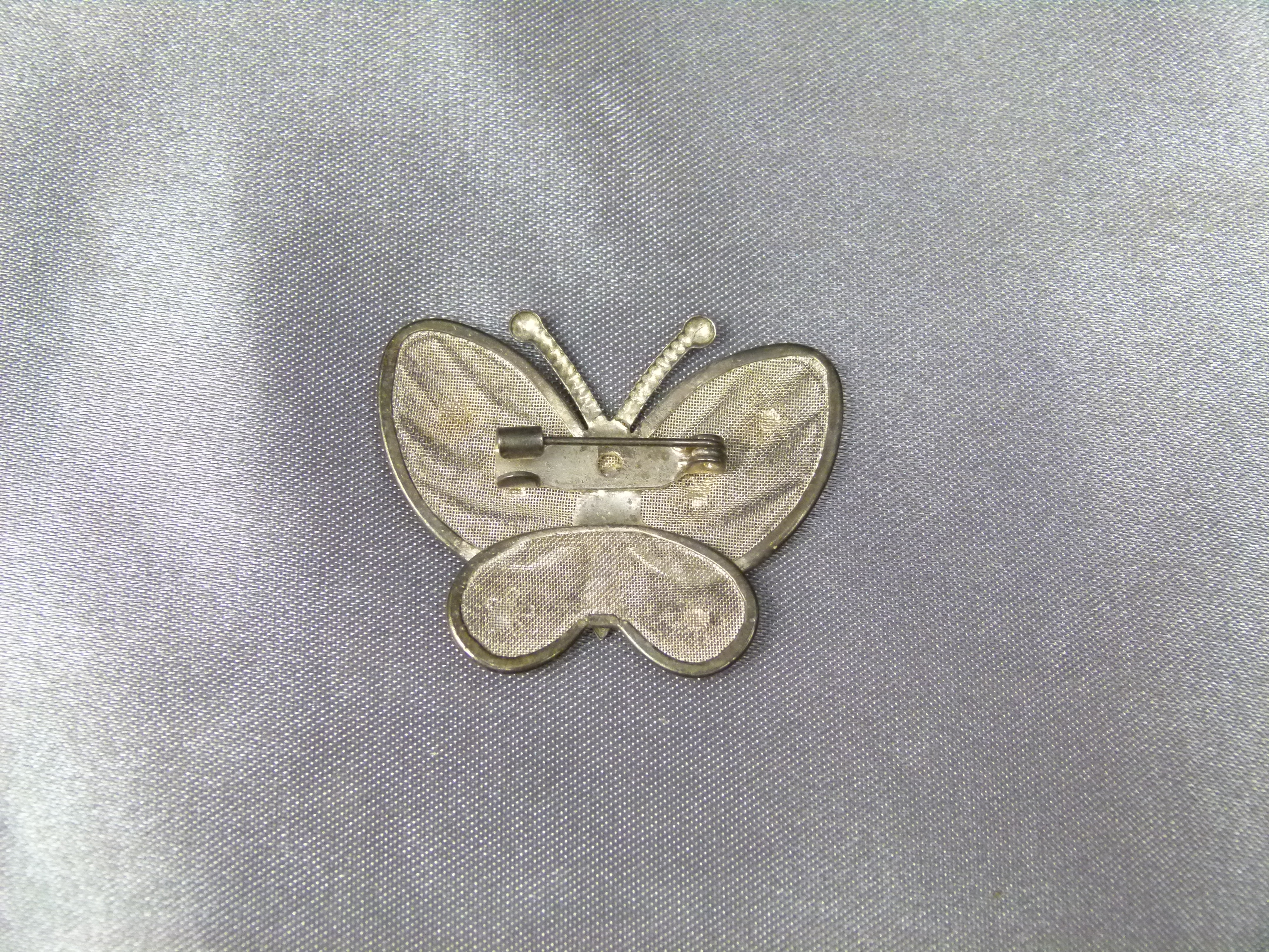 Schmetterlings Brosche Anstecker Jugendstil Schmuckstück