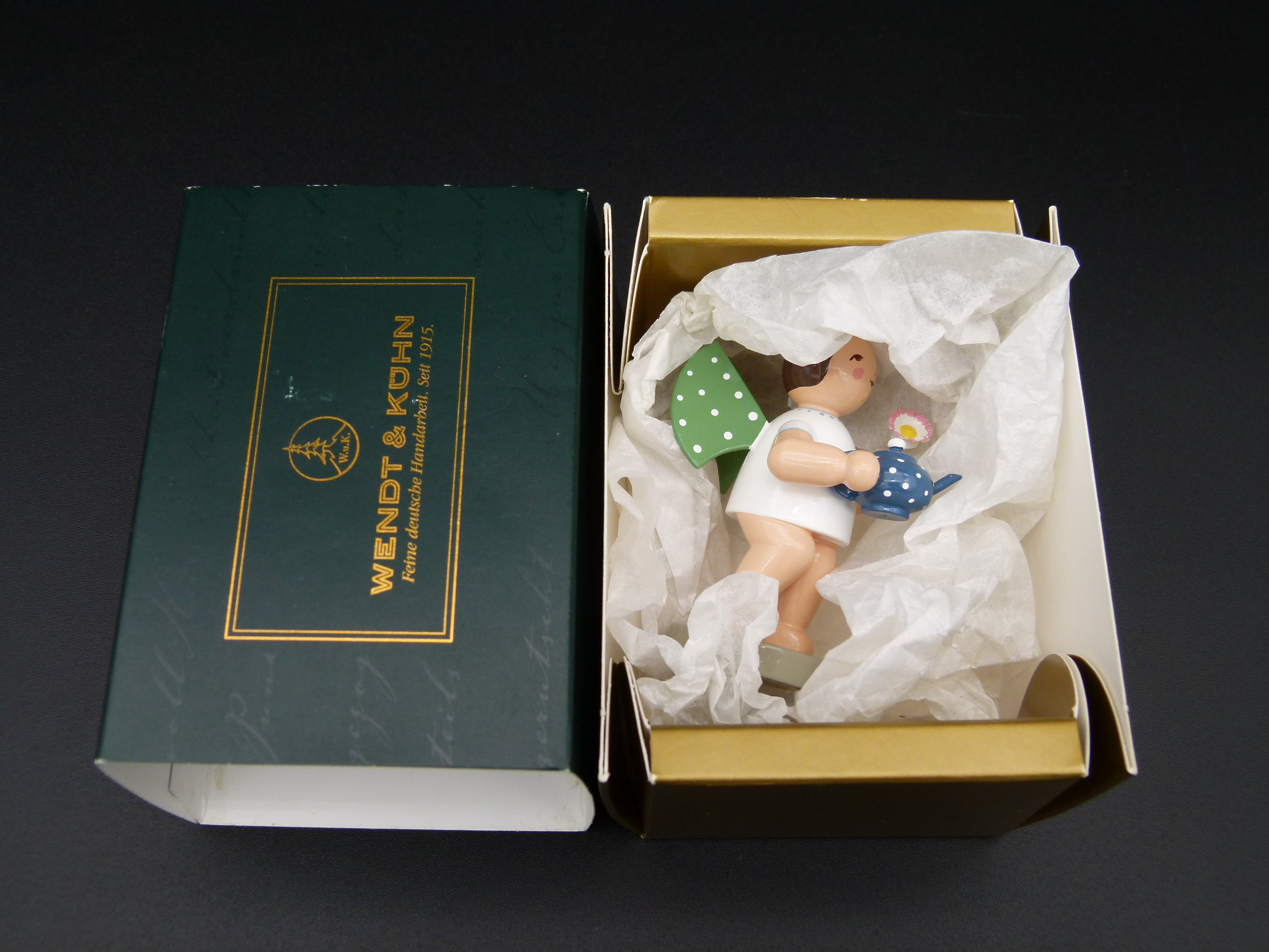 Engel mit Kanne und Blume Wendt und Kuehn OVP