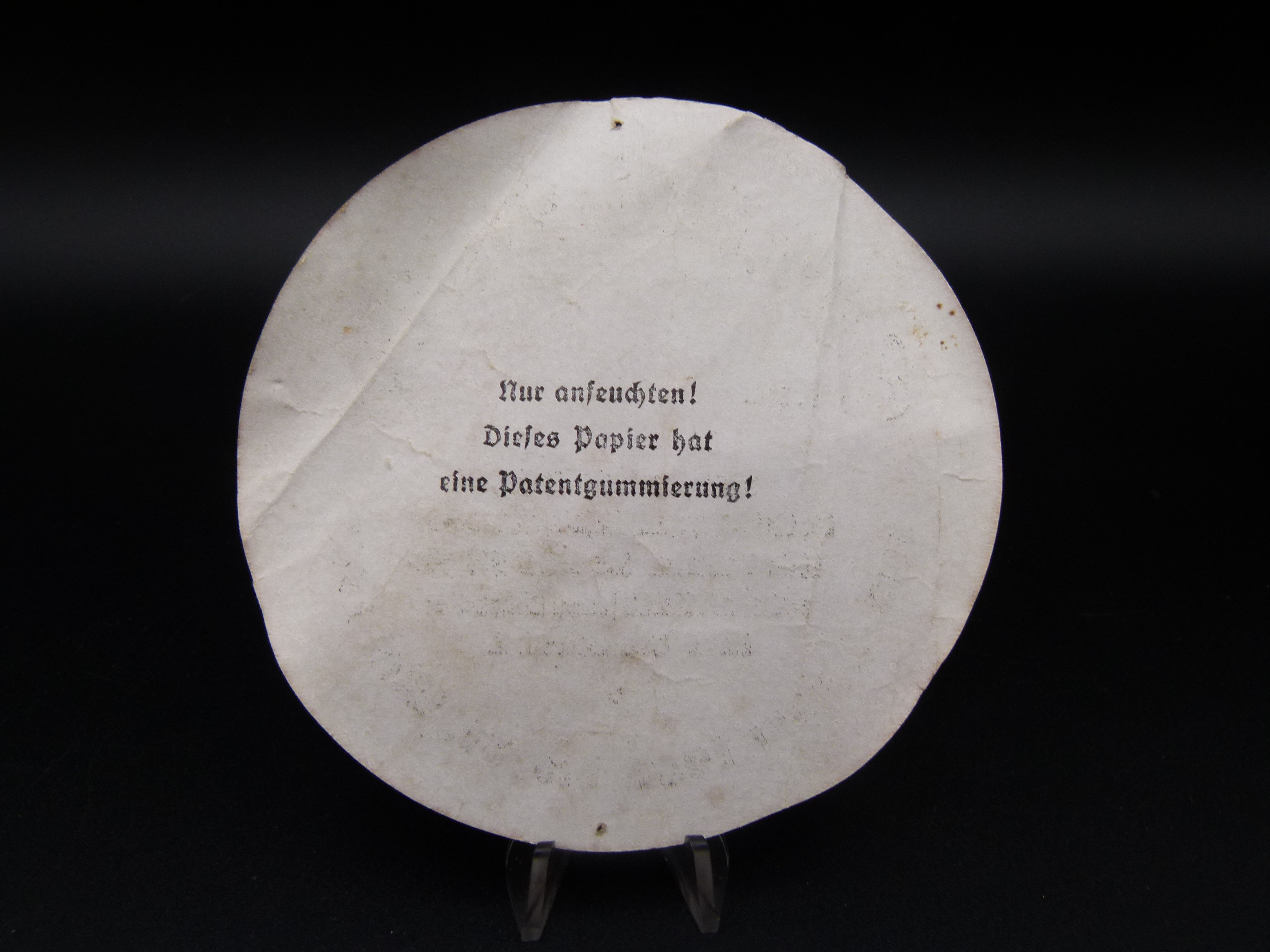 Seltene Tuerplakette WHW Sammelverbot NSDAP