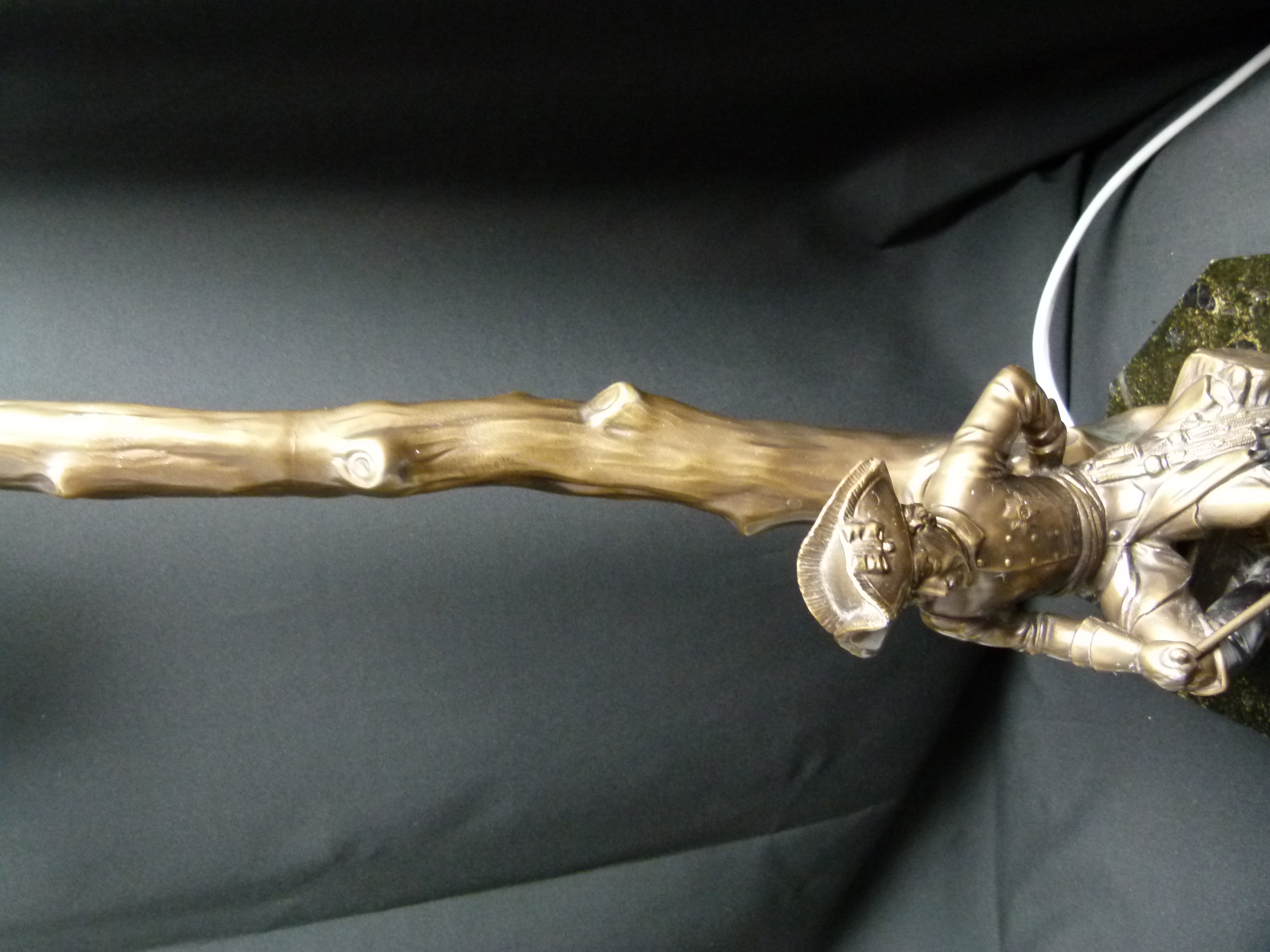 Große antike Schreibtischlampe Alter Fritz 