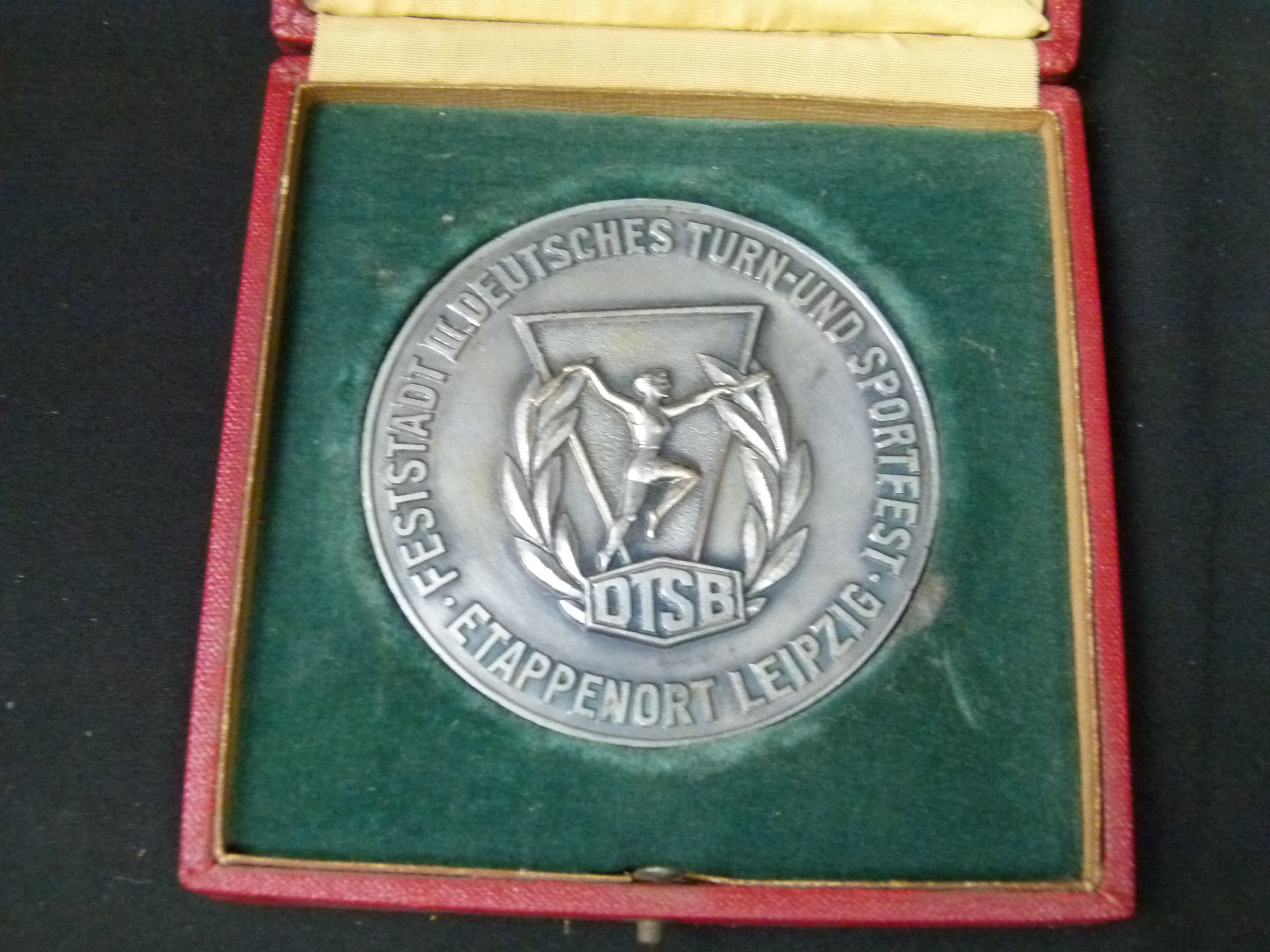 Emaillierte Plakette 12. Internationale Radfernfahrt