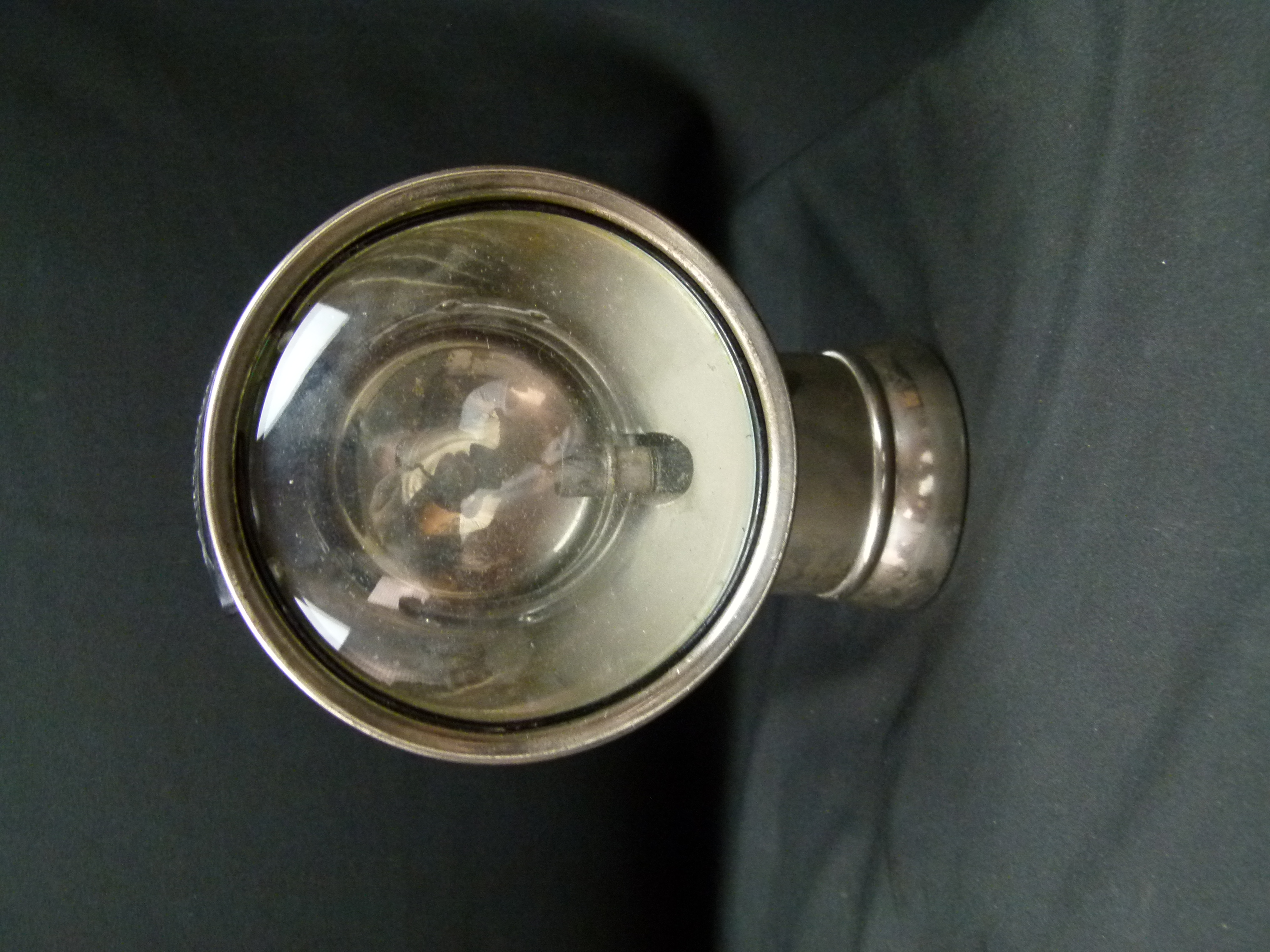 Antike Fahrradlampe Radsonne Carpidlampe