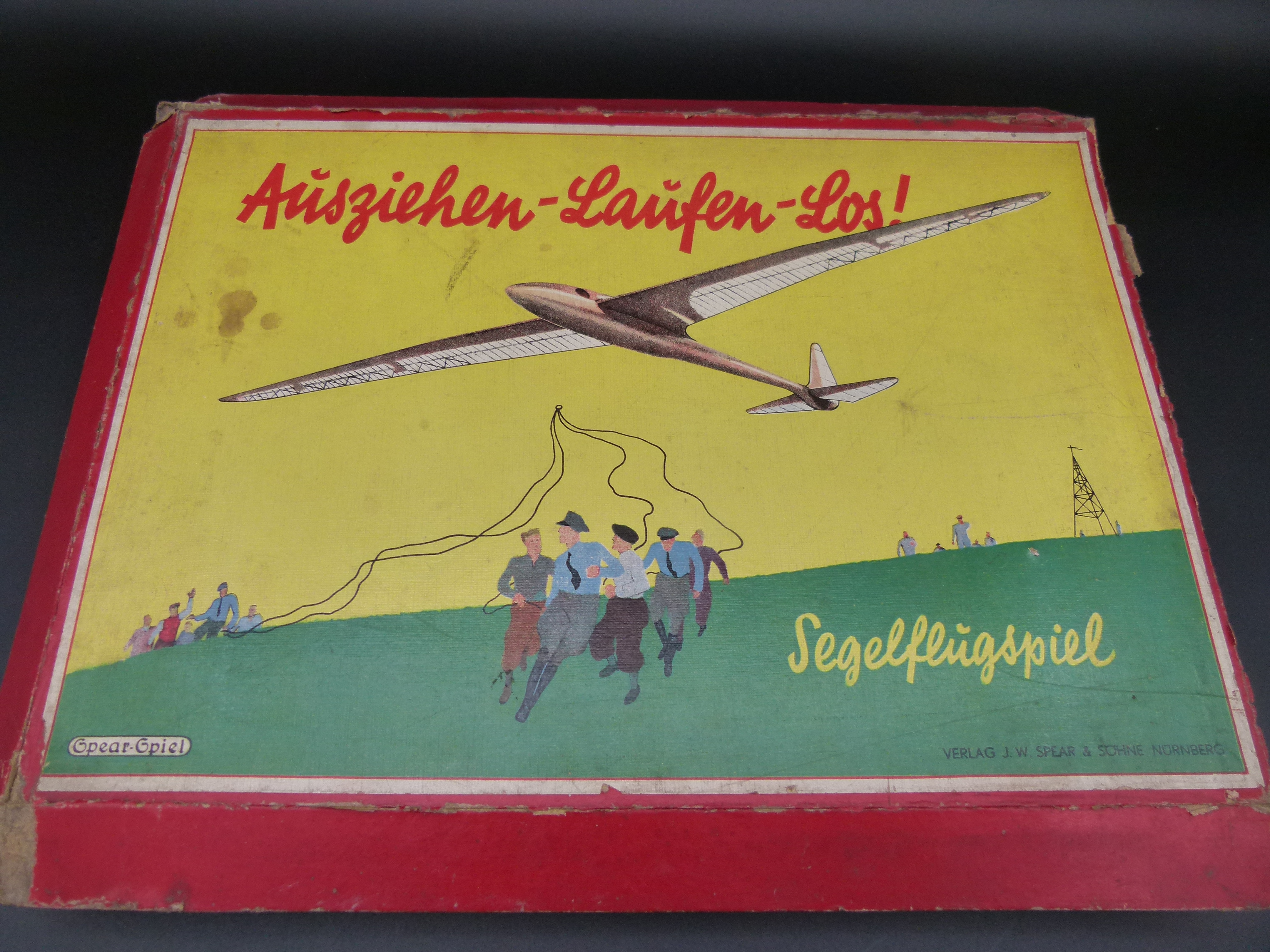 Segeleflieger Brettspiel Spear und Soehne Nuernberg