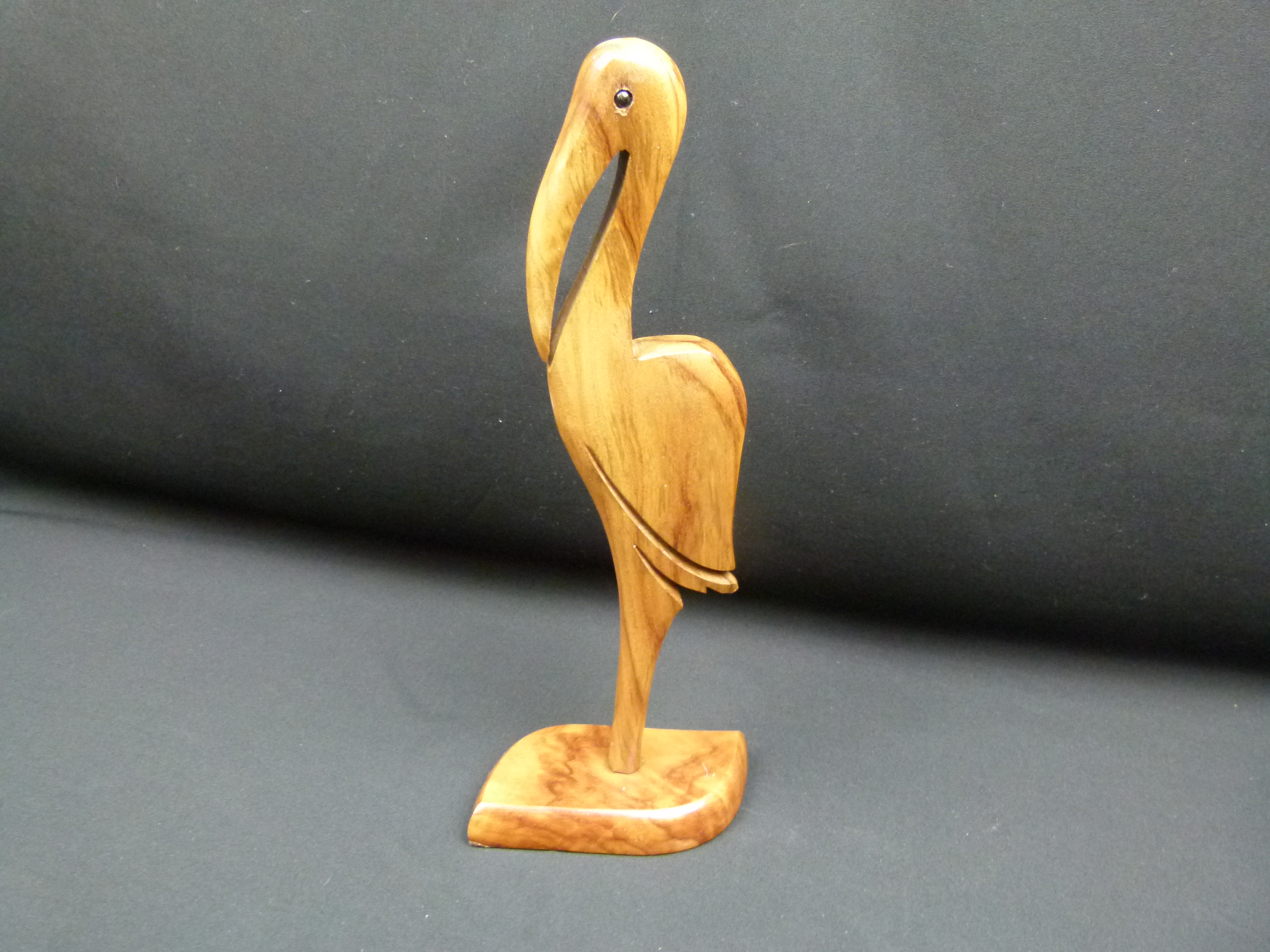 DDR Mid Century Kranich aus Holz Nr2