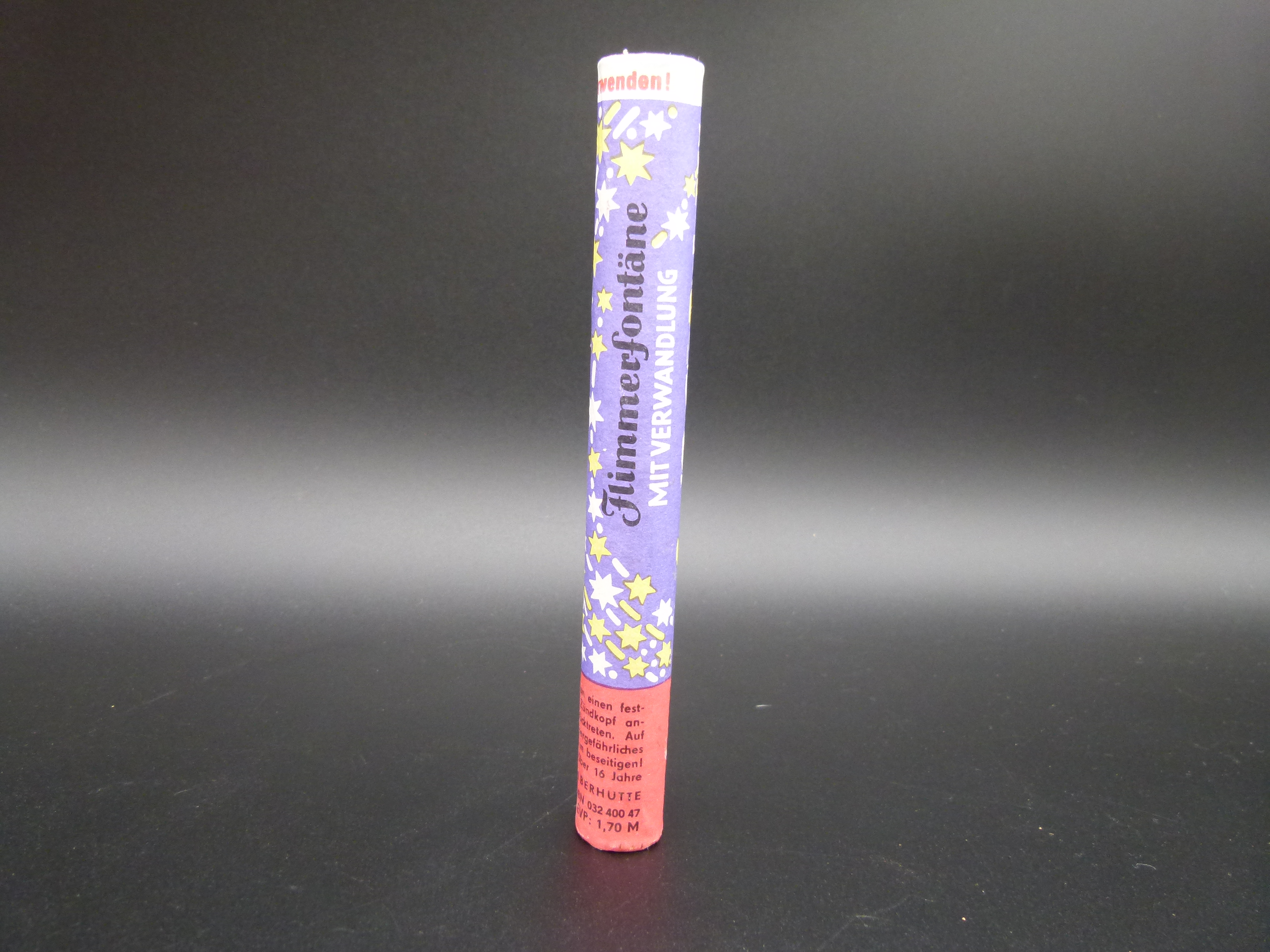 Original DDR Feuerwerk Flimmertfontaene Silberhuette